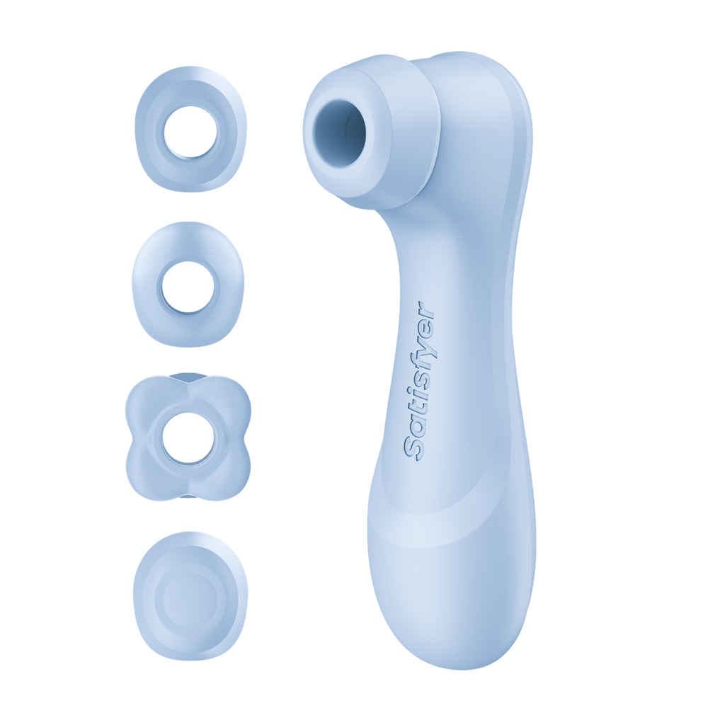 Satisfyer - Pro 2 Generation 4 - Double Air Pulse Vibrator (with App Control) - Serene Blue