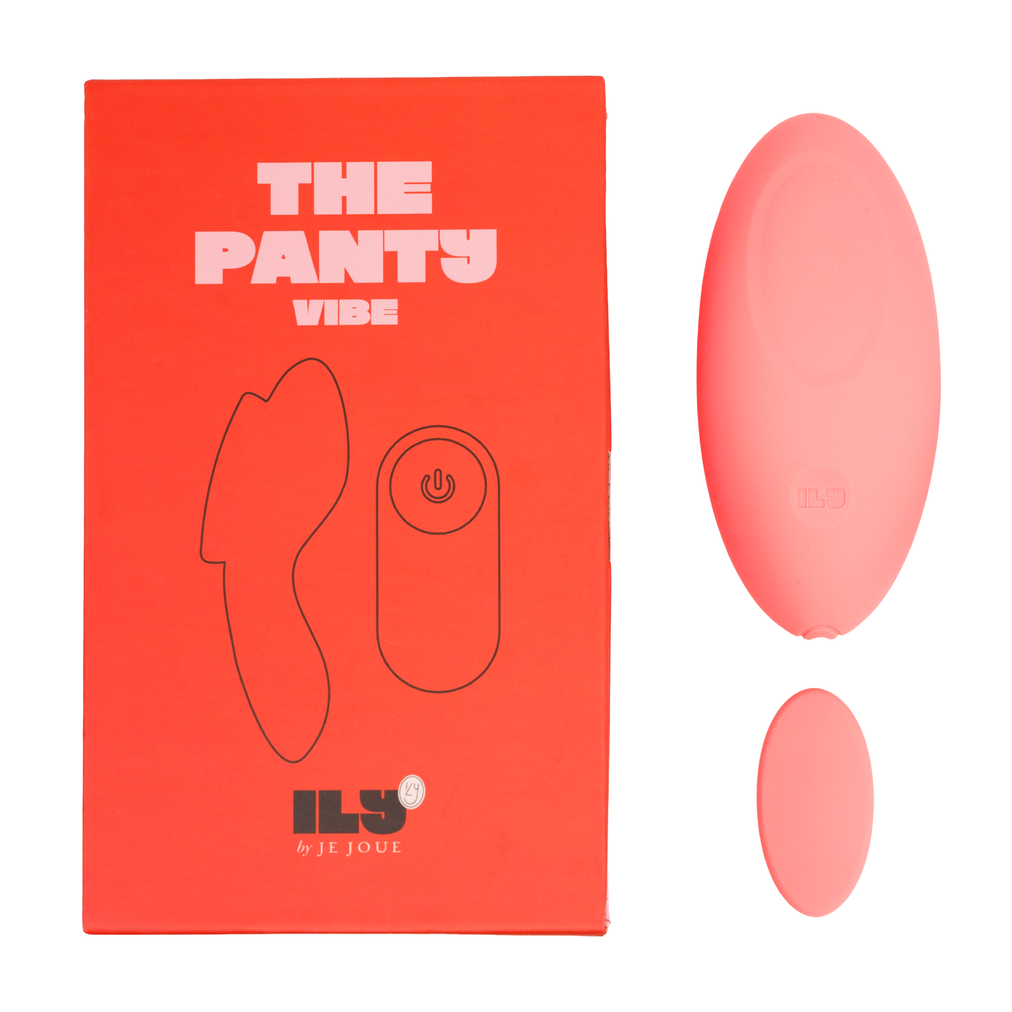ILY – The Panty Vibe – Auflegevibrator mit Fernbedienung – Rosa