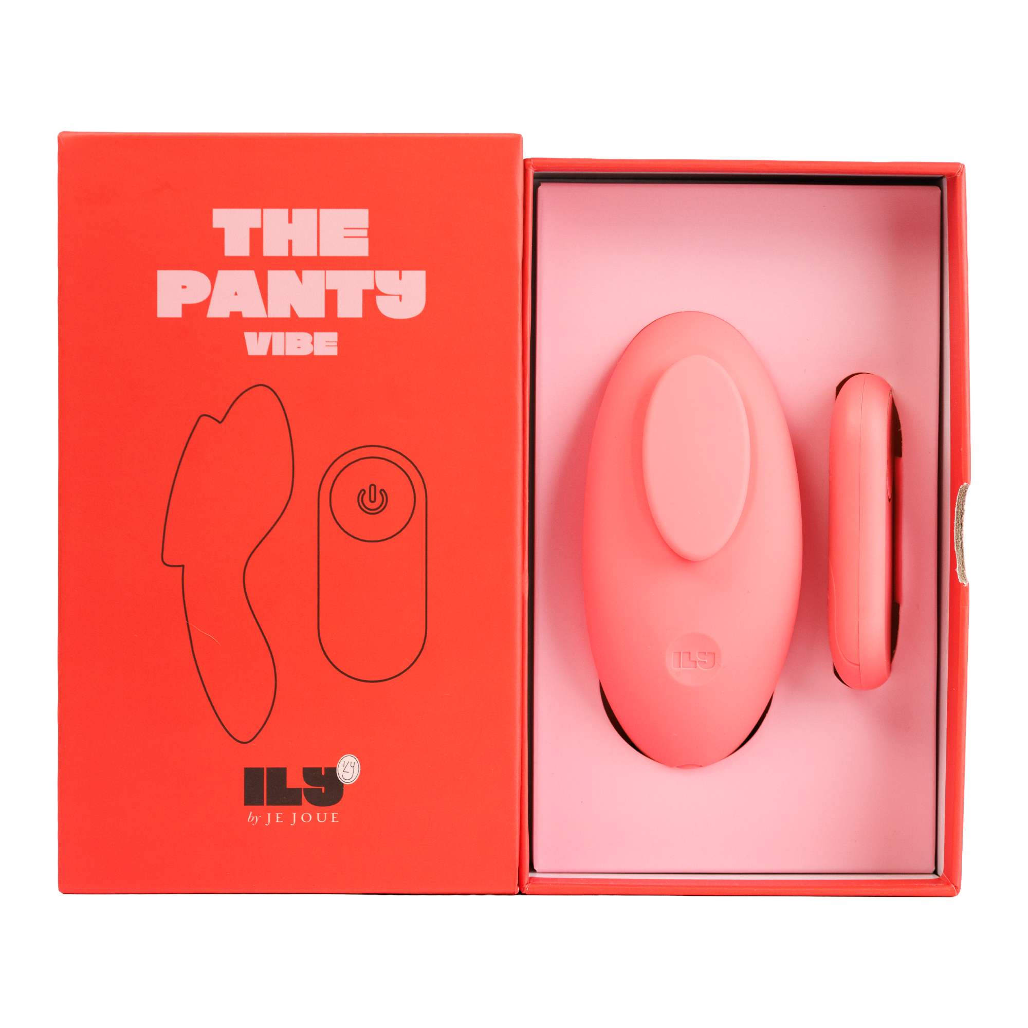 ILY – The Panty Vibe – Auflegevibrator mit Fernbedienung – Rosa