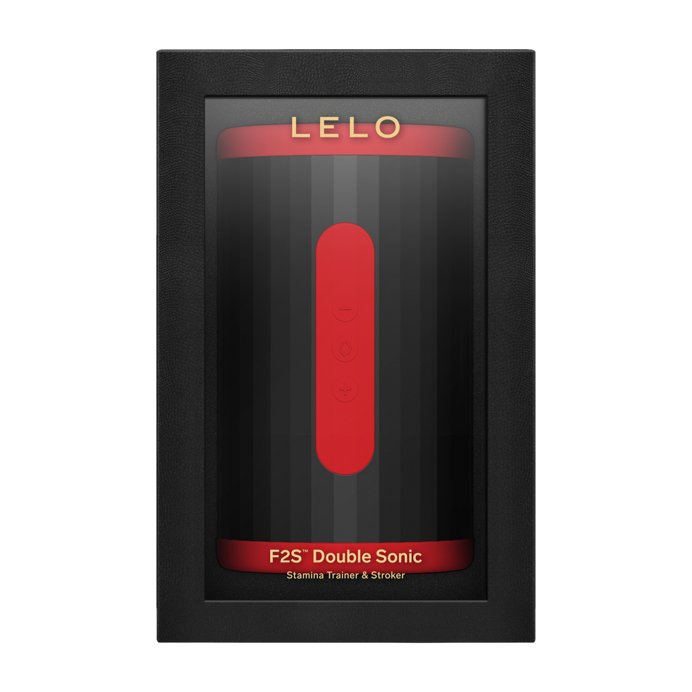 LELO – F2S™ Double Sonic Massager & Stroker – Rot
