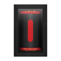 LELO – F2S™ Double Sonic Massager & Stroker – Rot