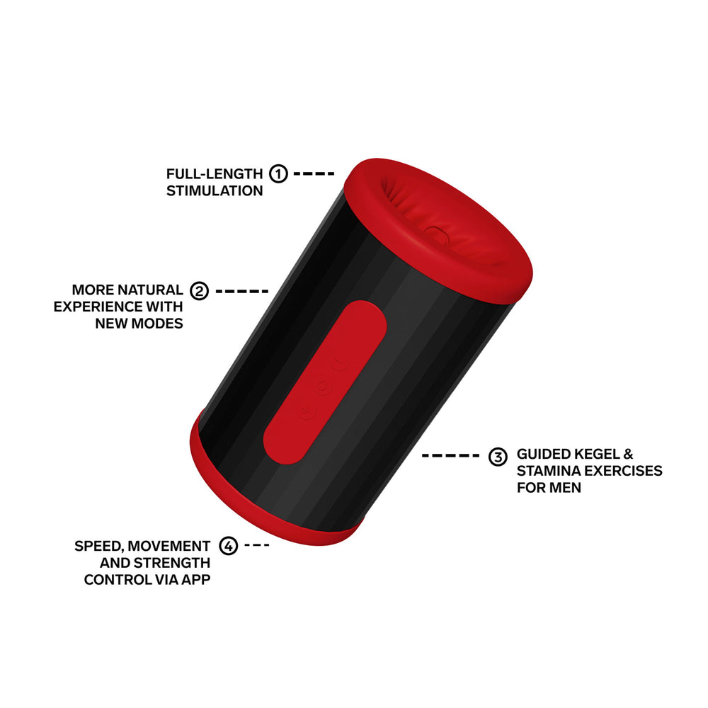 LELO – F2S™ Double Sonic Massager & Stroker – Rot