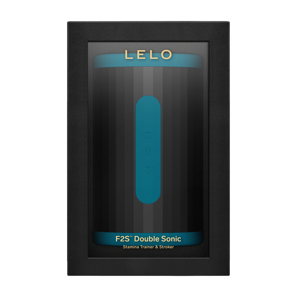 LELO – F2S™ Double Sonic Massager & Stroker – Teal