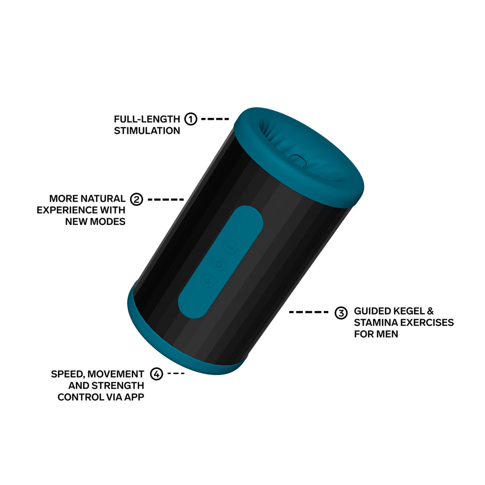 LELO – F2S™ Double Sonic Massager & Stroker – Teal