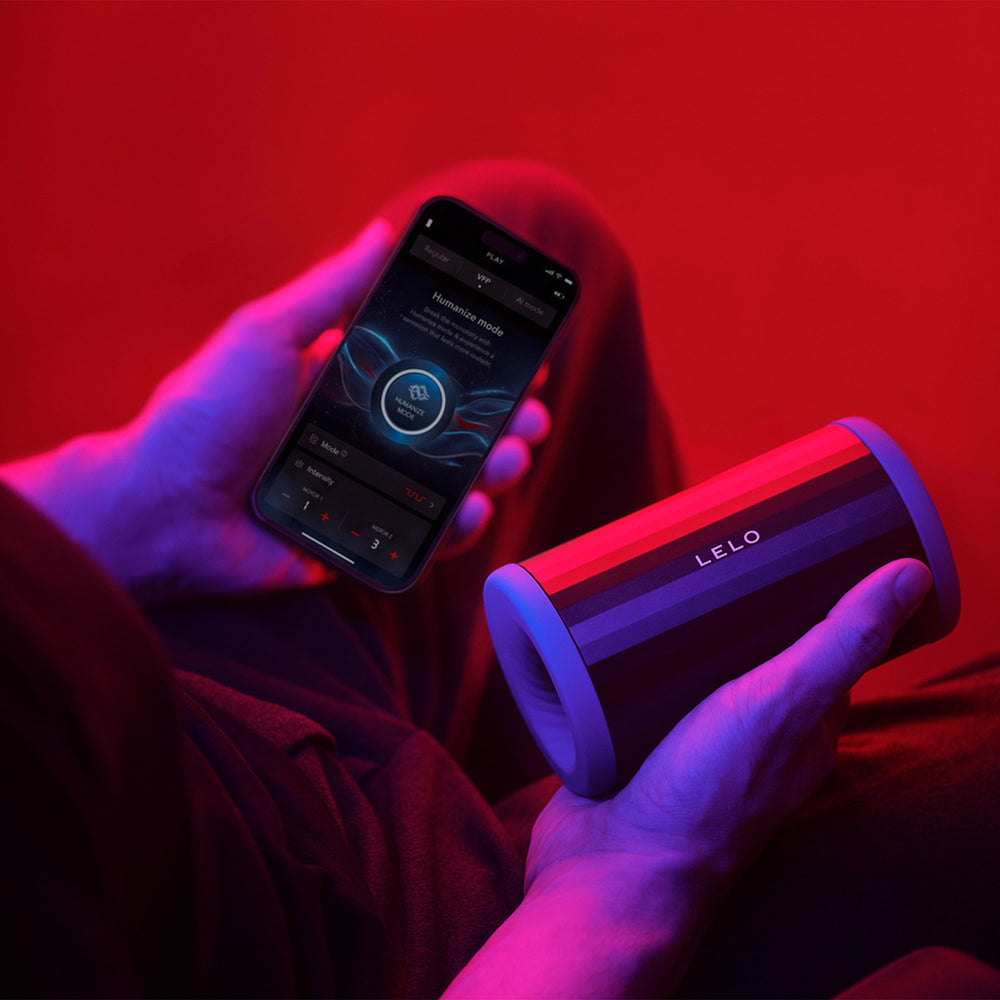 LELO – F2S™ Double Sonic Massager & Stroker – Teal