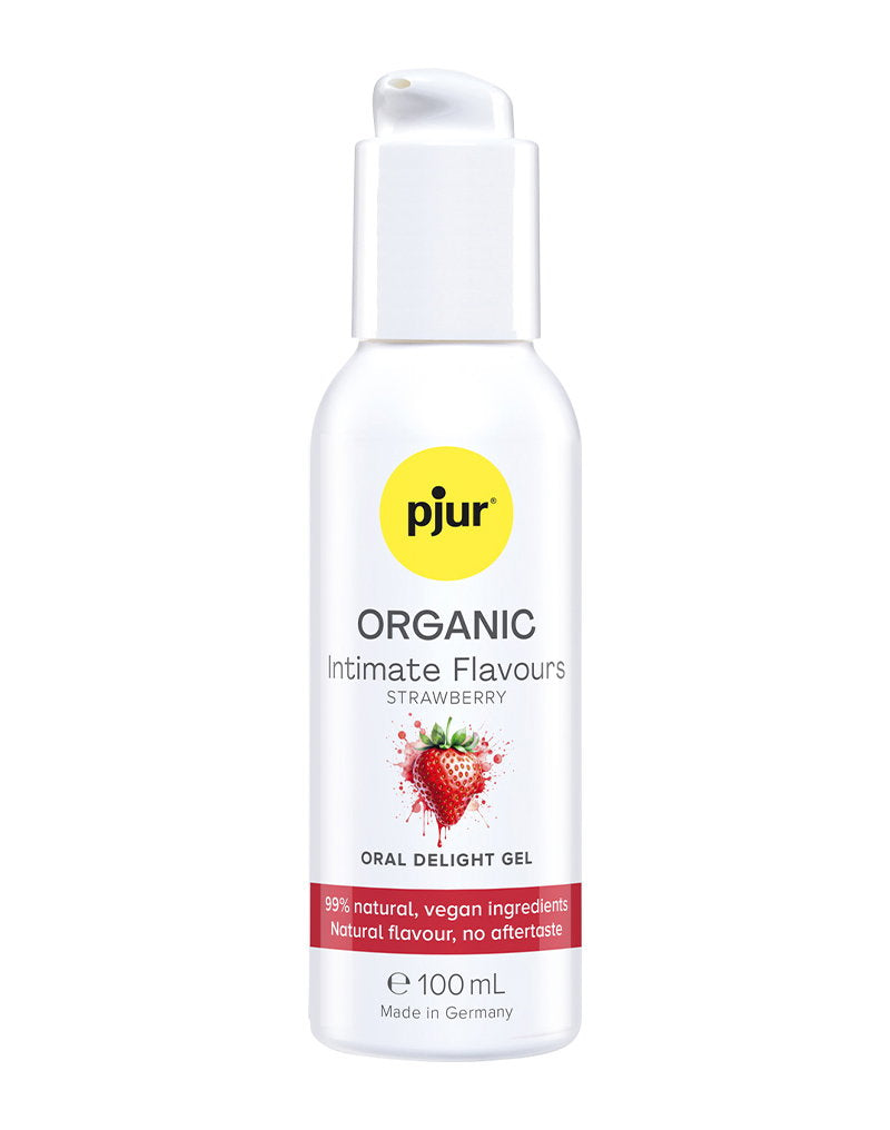 pjur – ORGANIC – Intimate Flavours – Oral Delight Gel – Erdbeere – 100 ml