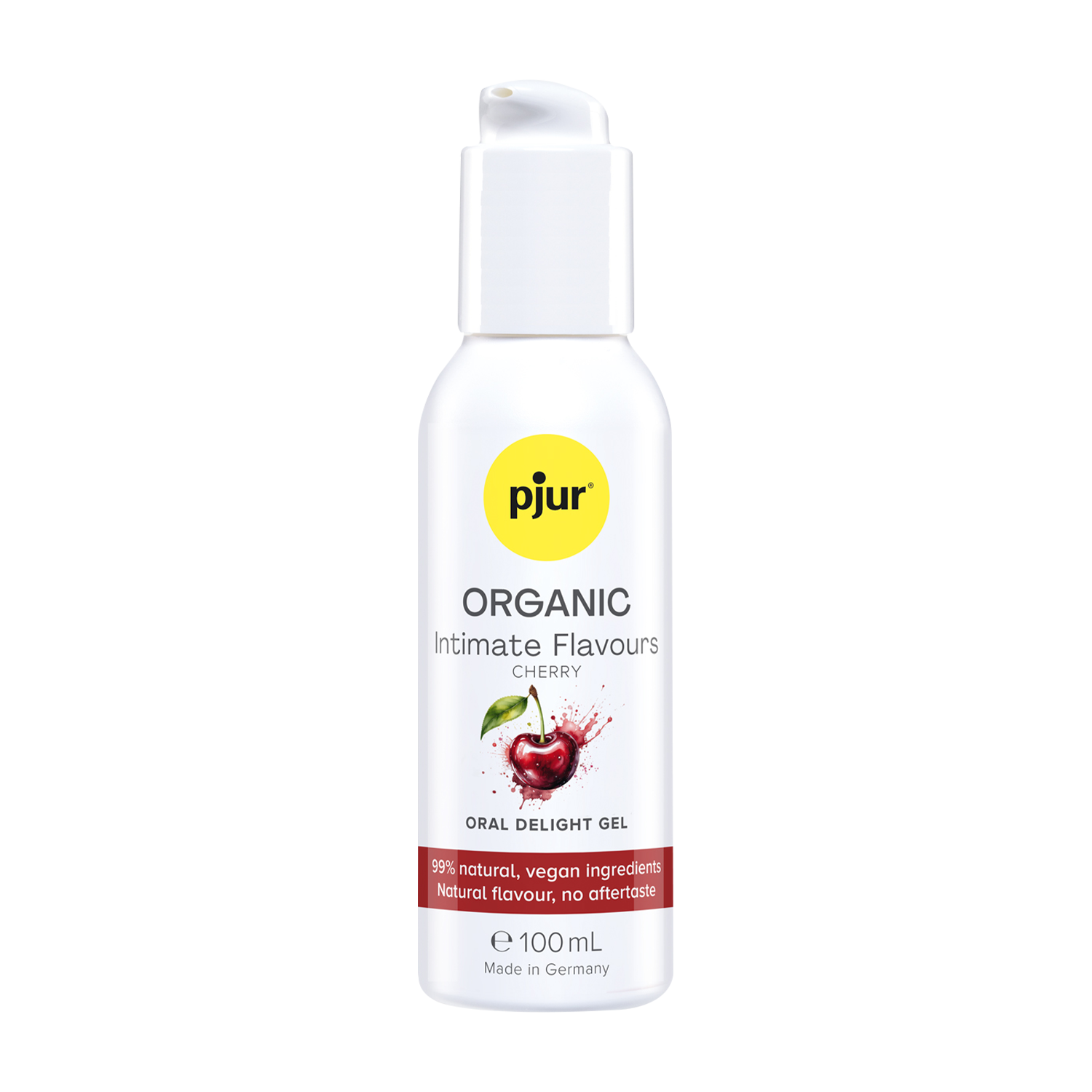 pjur – ORGANIC – Intimate Flavours – Oral Delight Gel – Kirsche – 100 ml