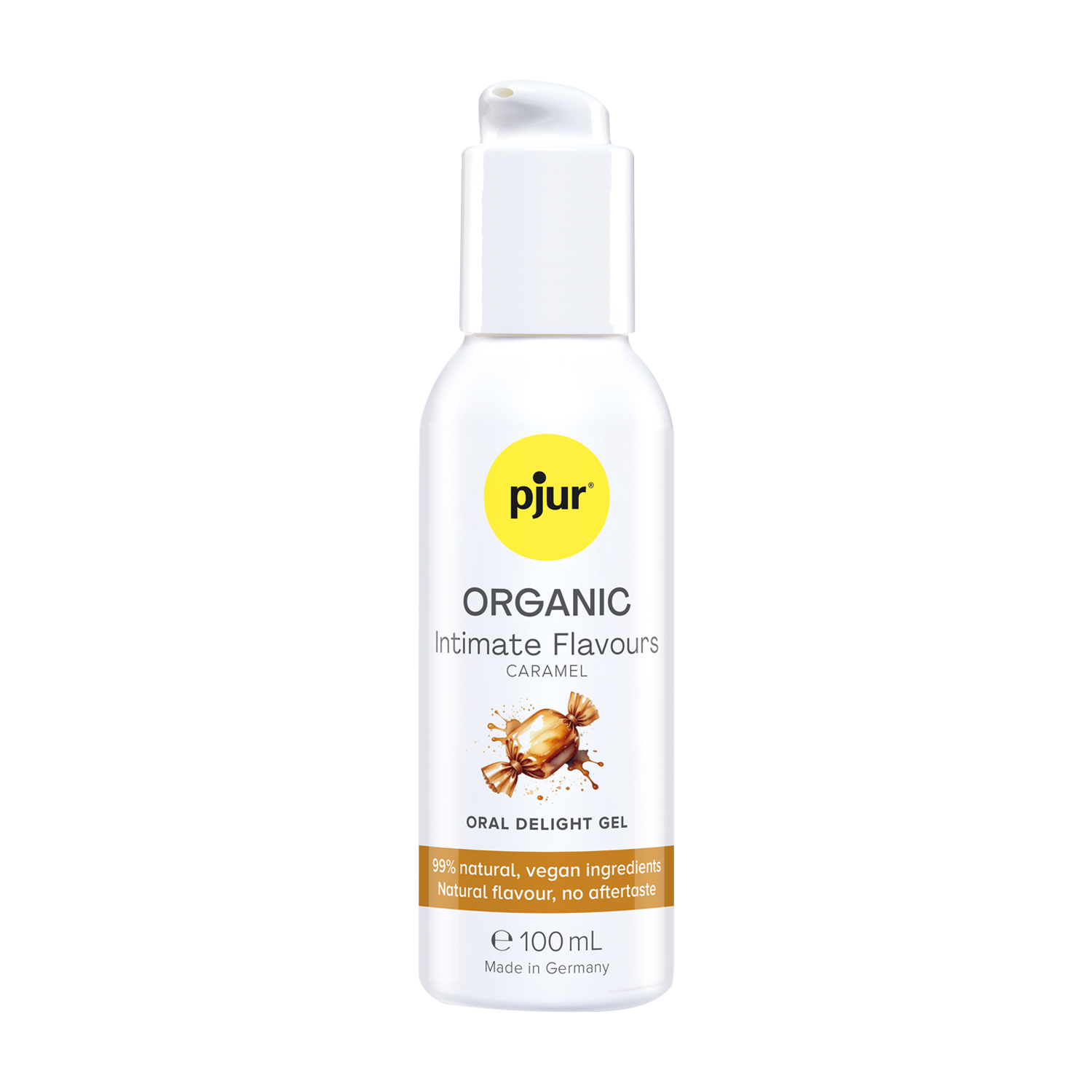 pjur – ORGANIC – Intimate Flavours – Oral Delight Gel – Karamell – 100 ml