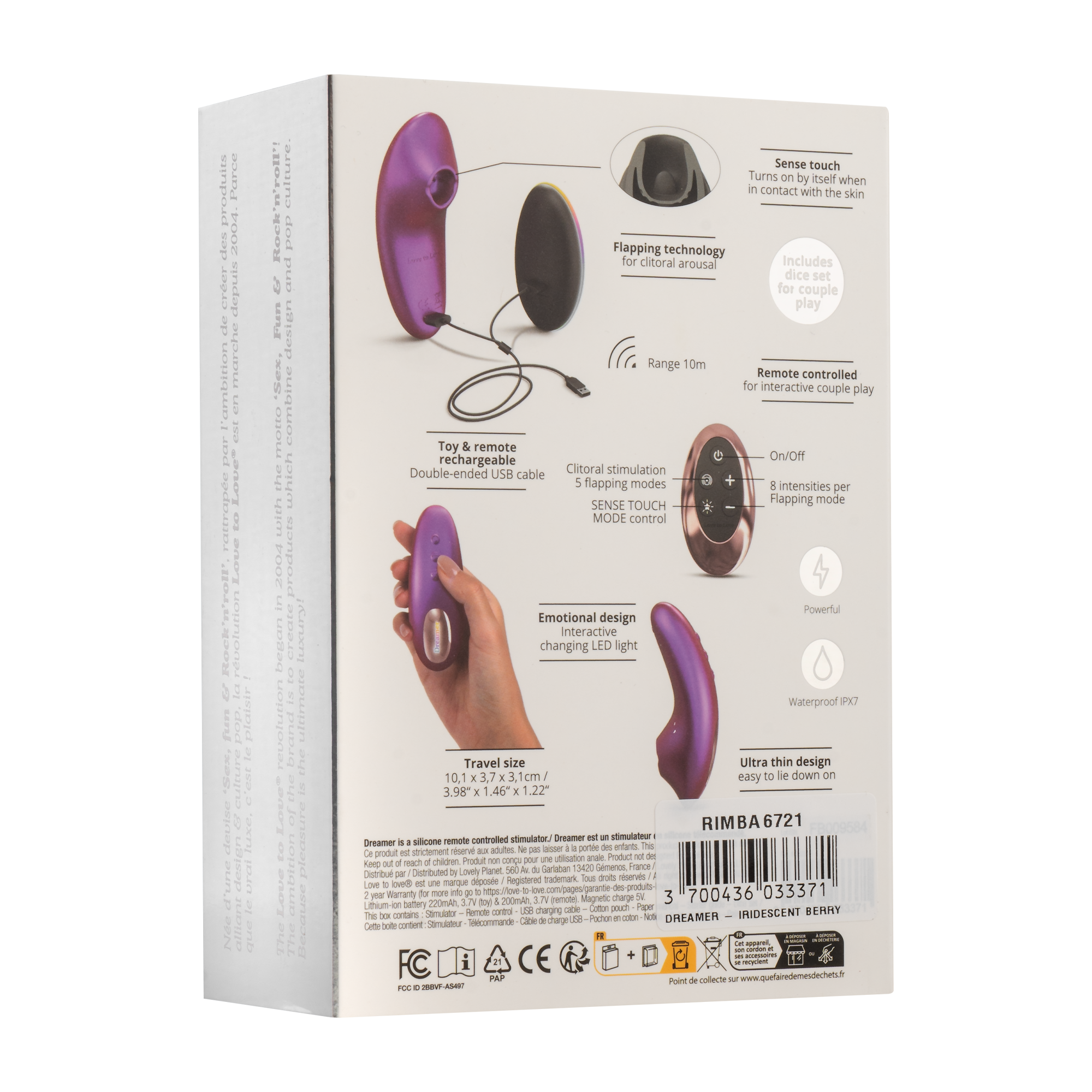 Love to Love - Dreamer - Klitoris-Vibrator - Rosa