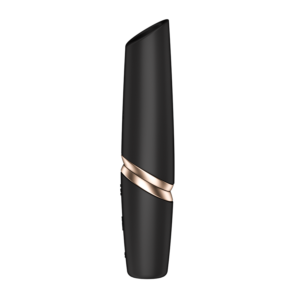 5: Satisfyer - Perfect Kiss - 3D Air Pulse Lippenstift Vibrator - Schwarz