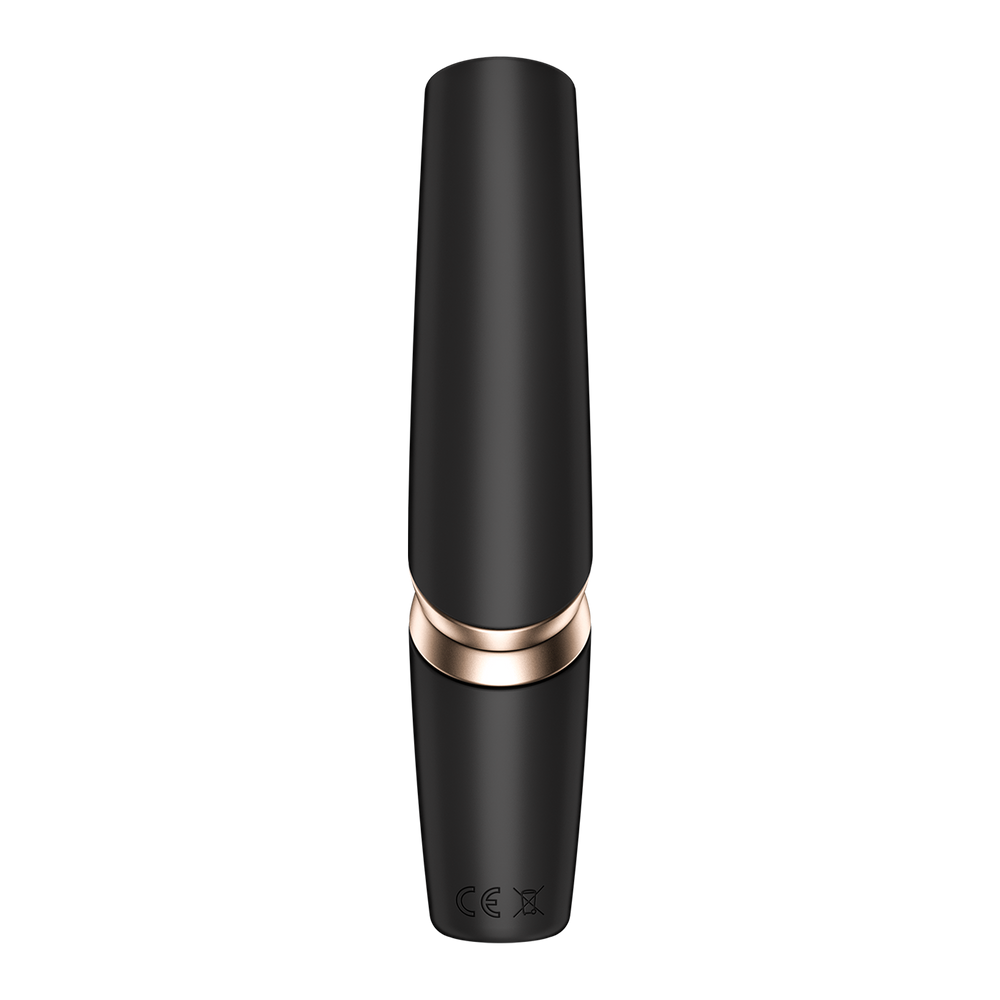 6: Satisfyer - Perfect Kiss - 3D Air Pulse Lippenstift Vibrator - Schwarz