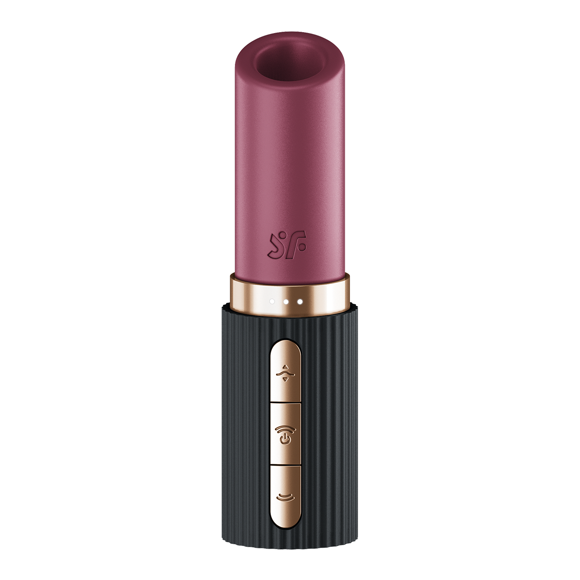 5: Satisfyer - Deep Kiss - 3D Air Pulse Lippenstift Vibrator - Schwarz