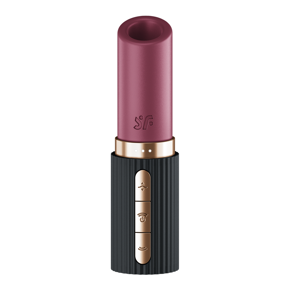 5: Satisfyer - Deep Kiss - 3D Air Pulse Lippenstift Vibrator - Schwarz