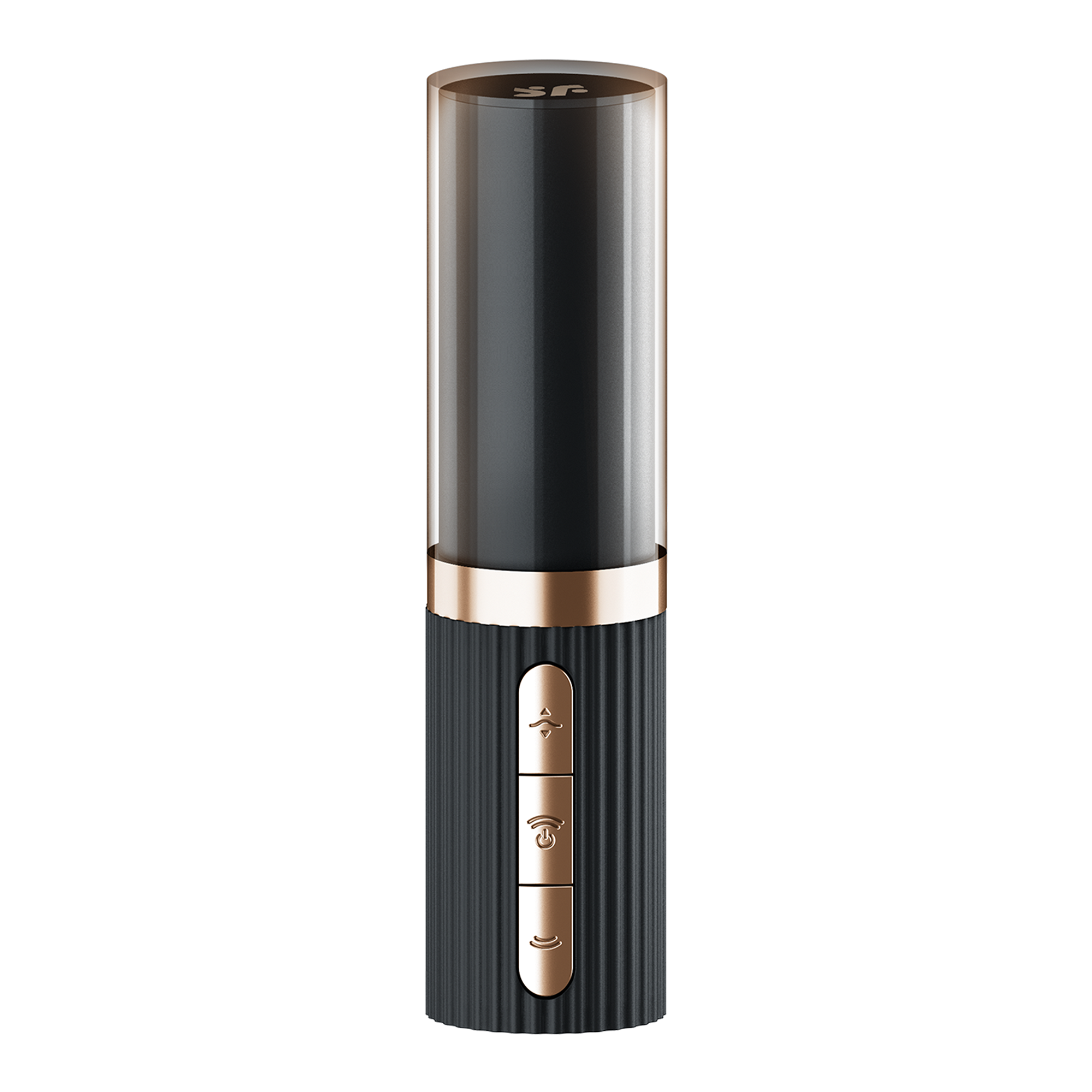8: Satisfyer - Deep Kiss - 3D Air Pulse Lippenstift Vibrator - Schwarz