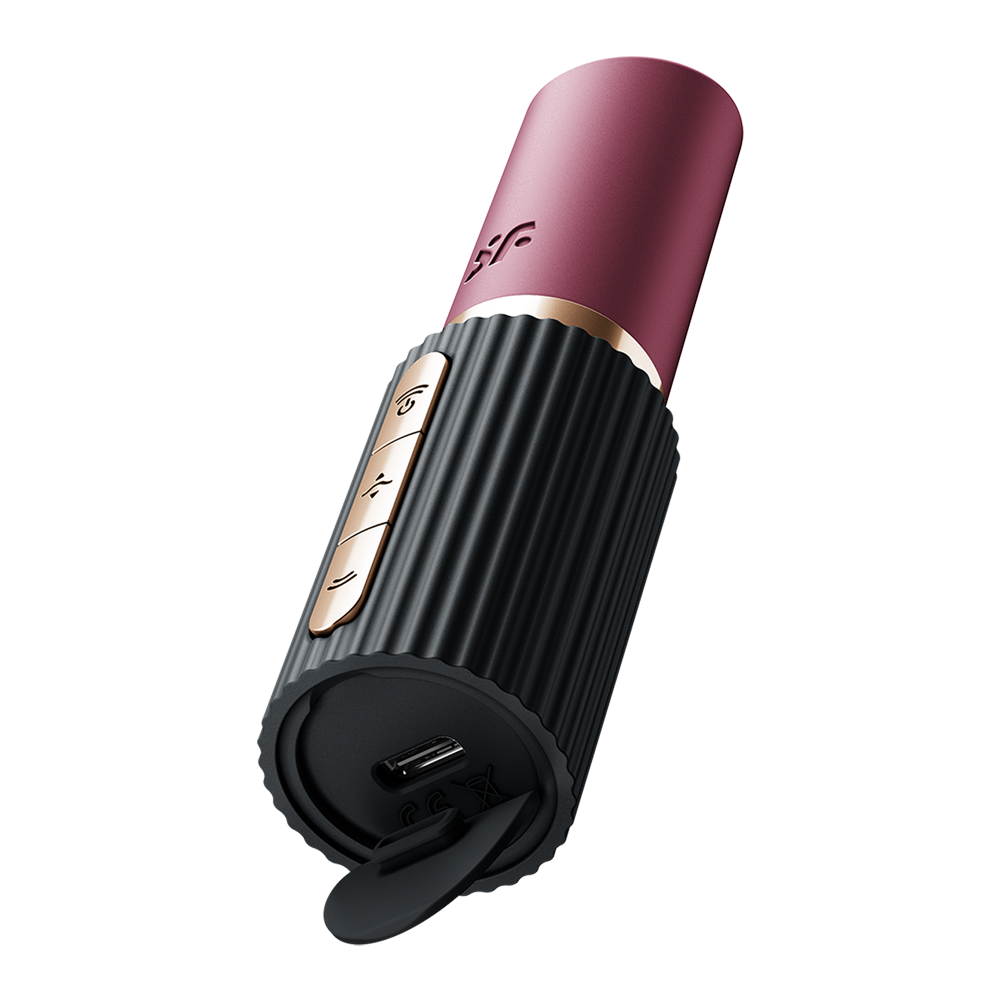 9: Satisfyer - Deep Kiss - 3D Air Pulse Lippenstift Vibrator - Schwarz