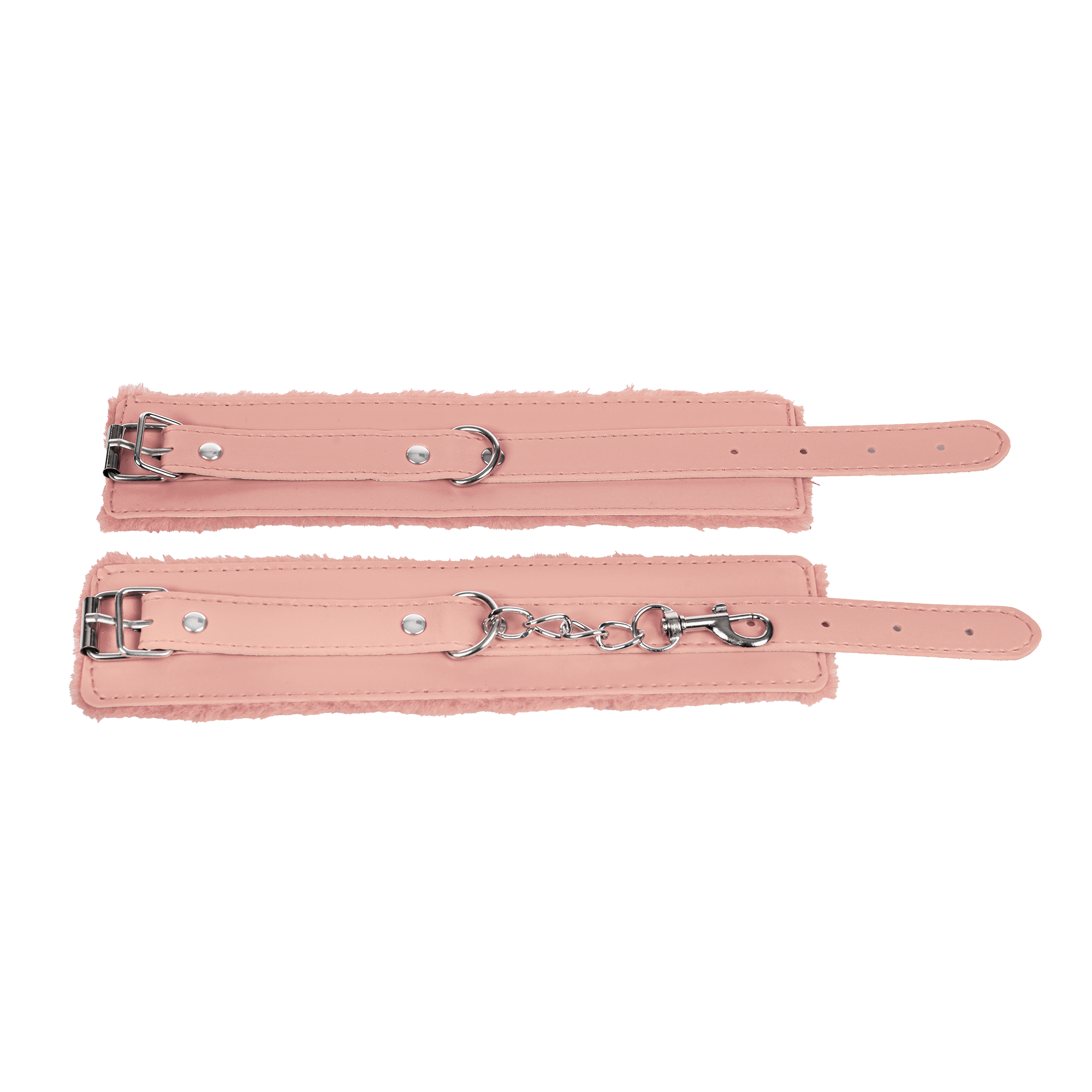9: TieMeUp - Handschellen aus weichem Fell - Rosa