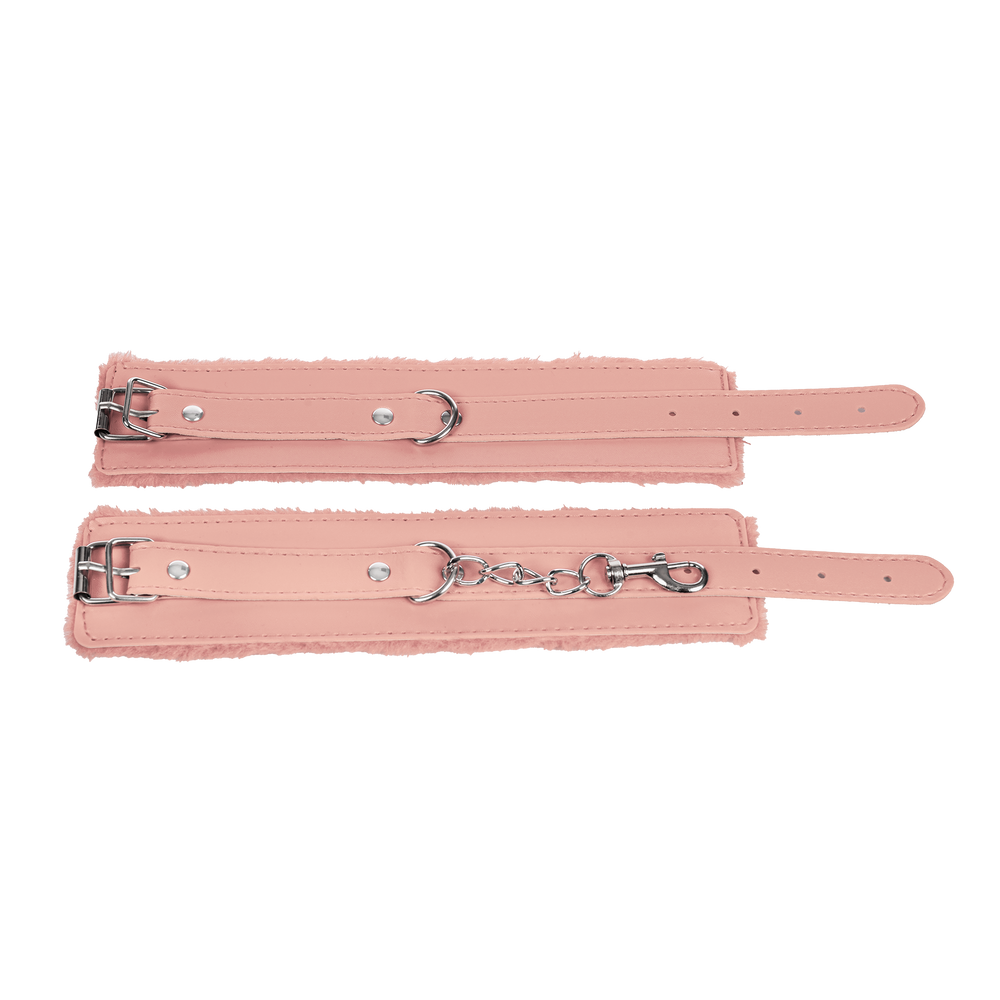 9: TieMeUp - Handschellen aus weichem Fell - Rosa