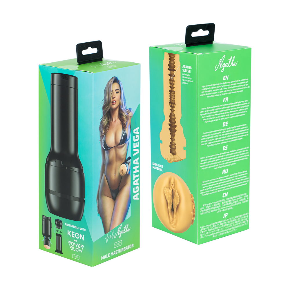9: Kiiroo - FeelStar Stroker - Agatha Vega Stroker - Nude