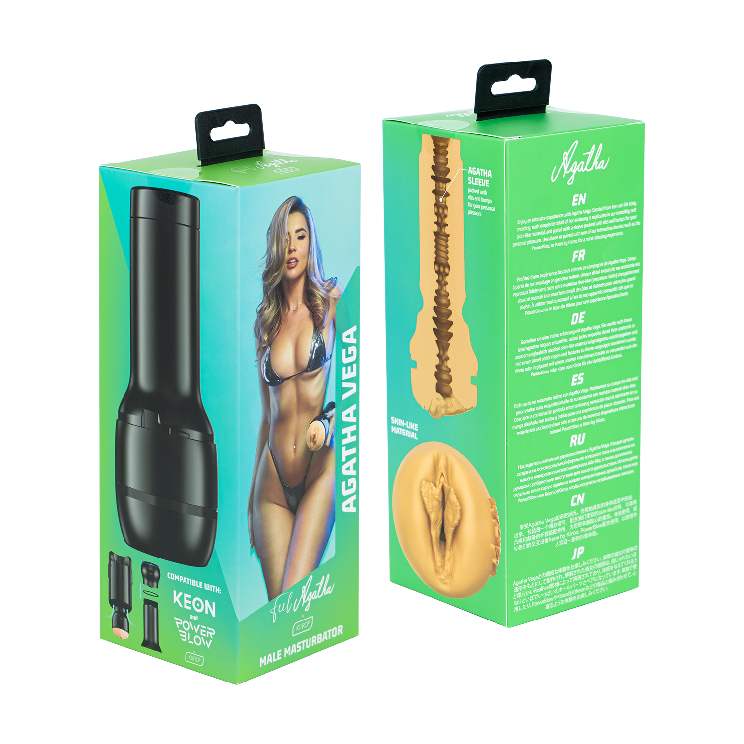 Kiiroo - FeelStar Stroker - Agatha Vega Stroker - Nude