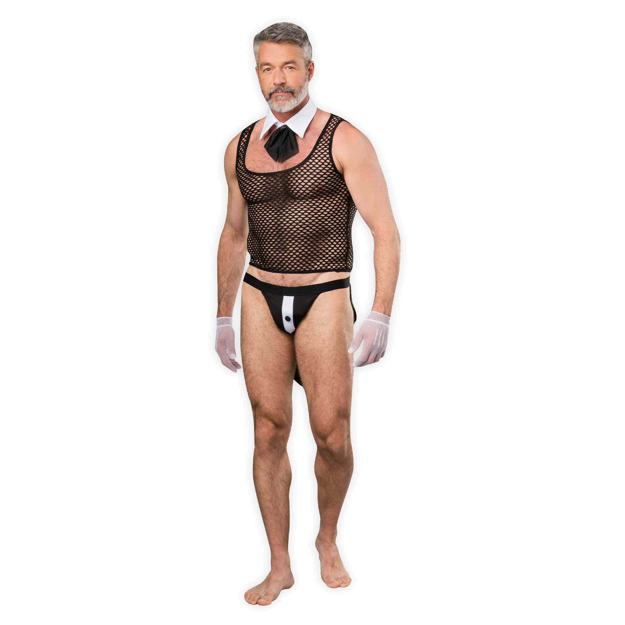 3: Amorable by Rimba – Sexy Gigolo-Set – Schwarz, Weiß