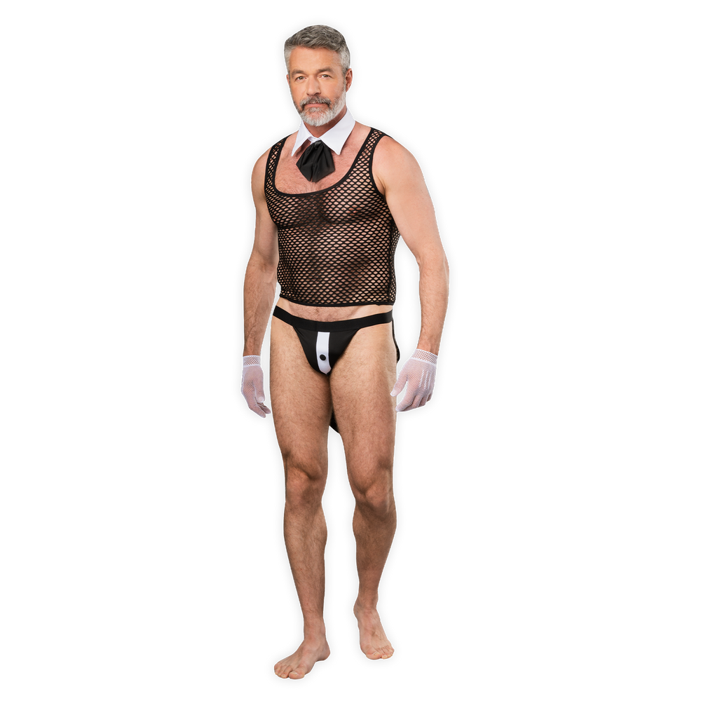 3: Amorable by Rimba – Sexy Gigolo-Set – Schwarz, Weiß