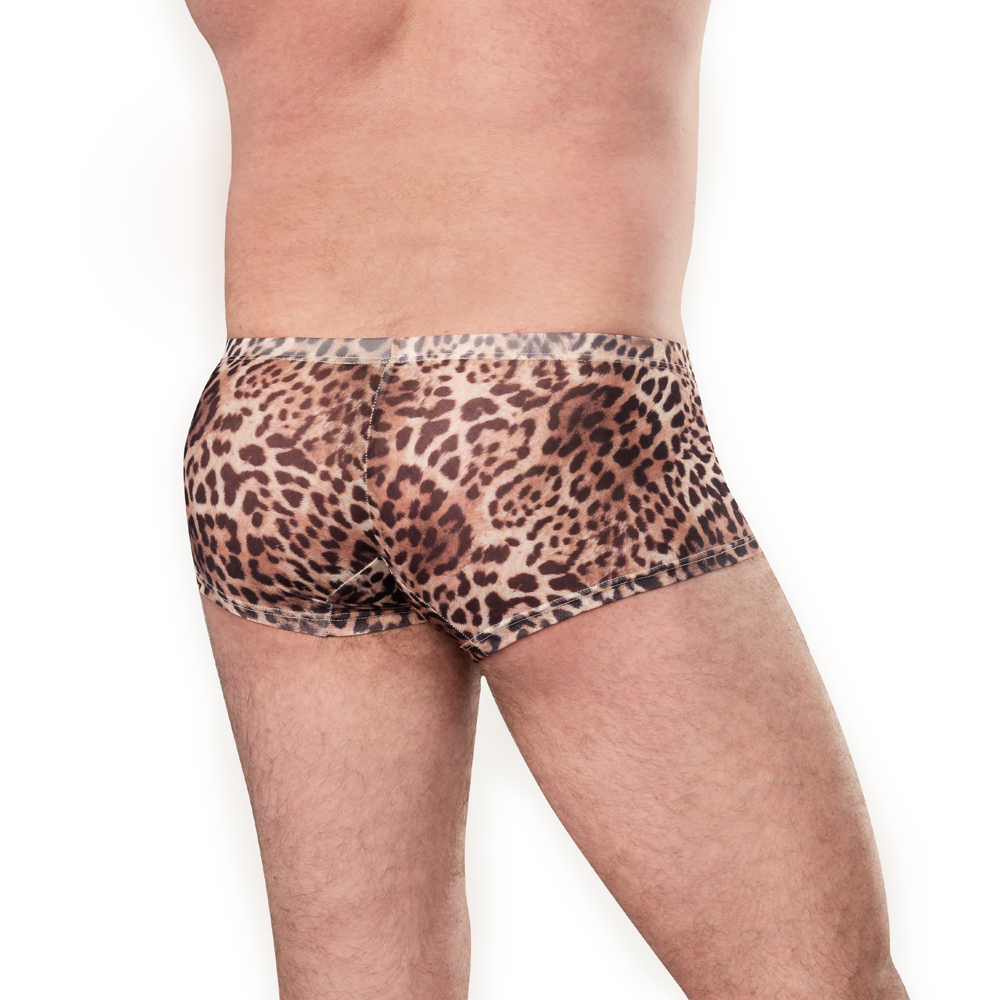 Amorable by Rimba – Transparente Leoparden-Shorts