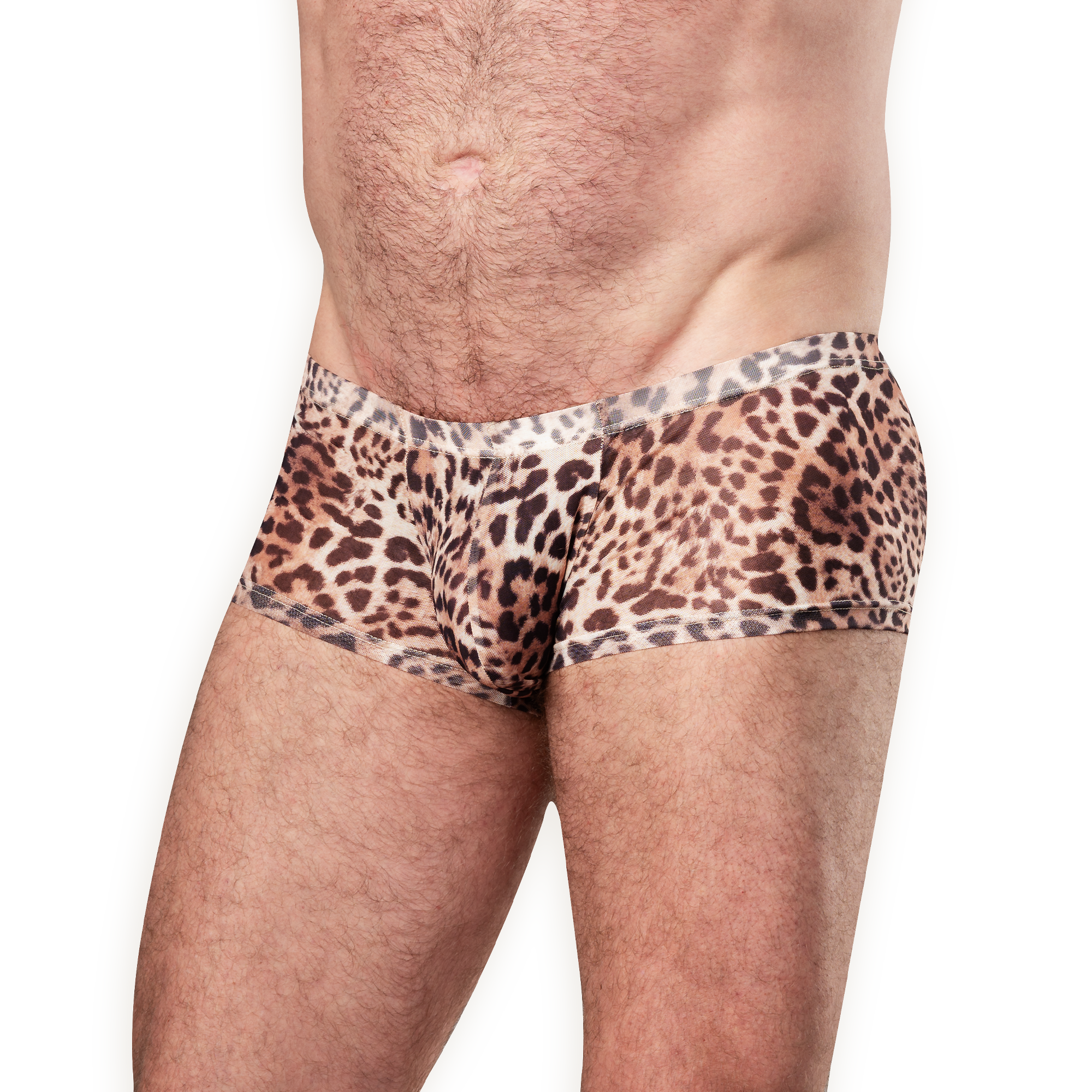 Amorable by Rimba – Transparente Leoparden-Shorts