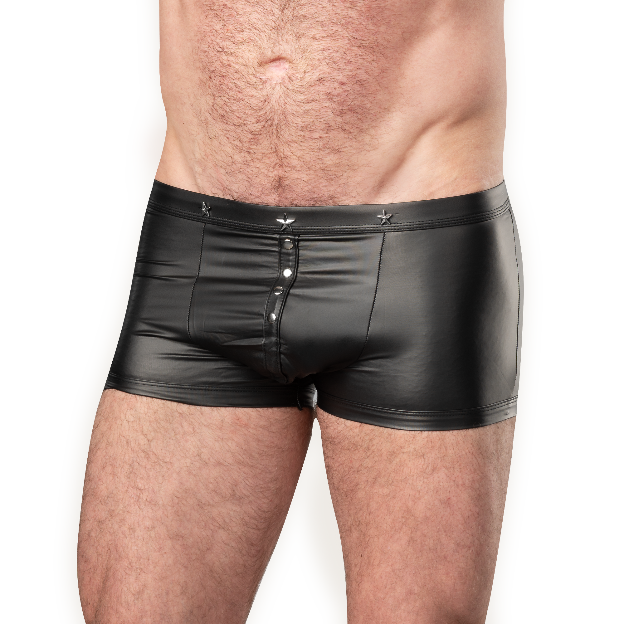 Amorable by Rimba – Wetlook-Shorts – Schwarz