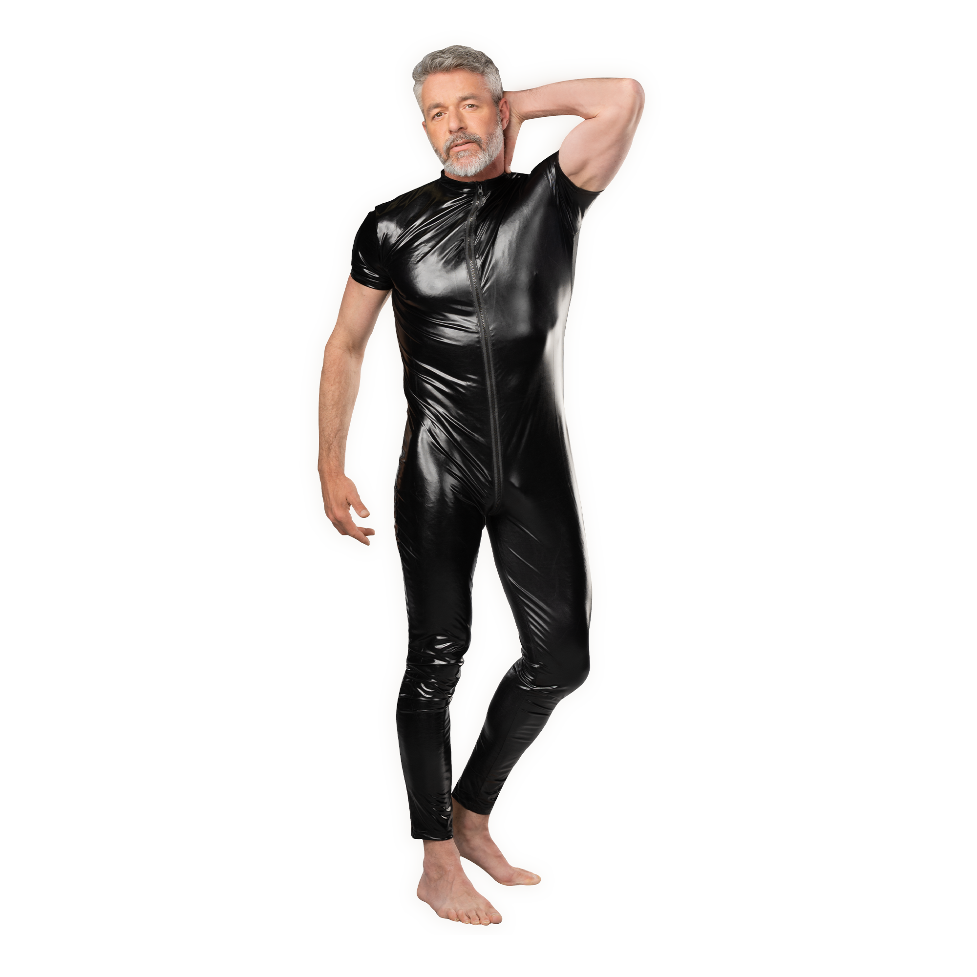 Amorable by Rimba – Wetlook-Overall – Schwarz