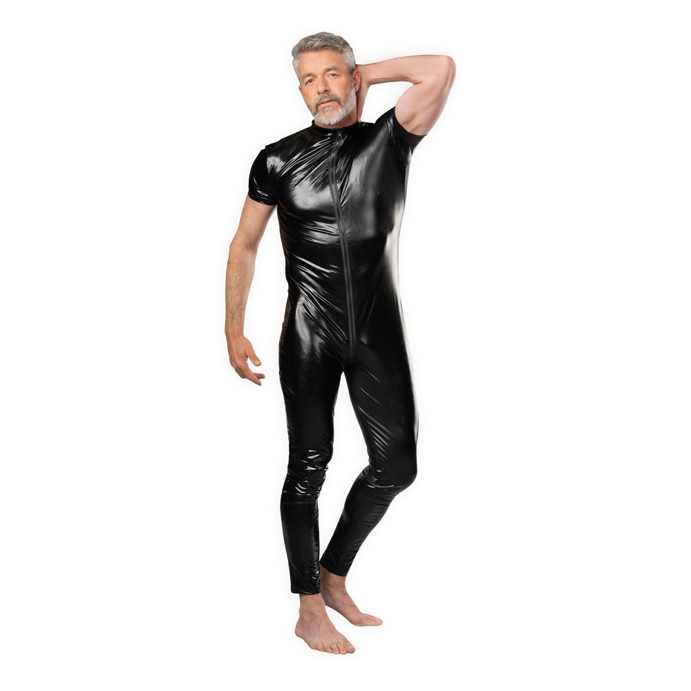 Amorable by Rimba – Wetlook-Overall – Schwarz