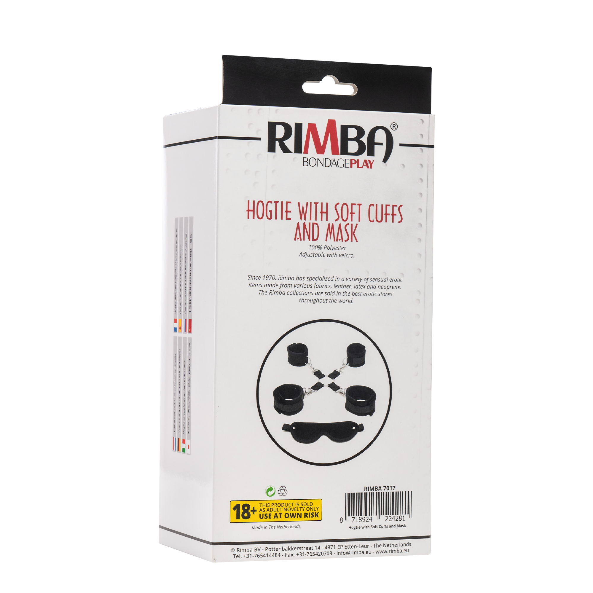 6: Rimba - Soft bondage Set mit Velkroband (6-teilig)