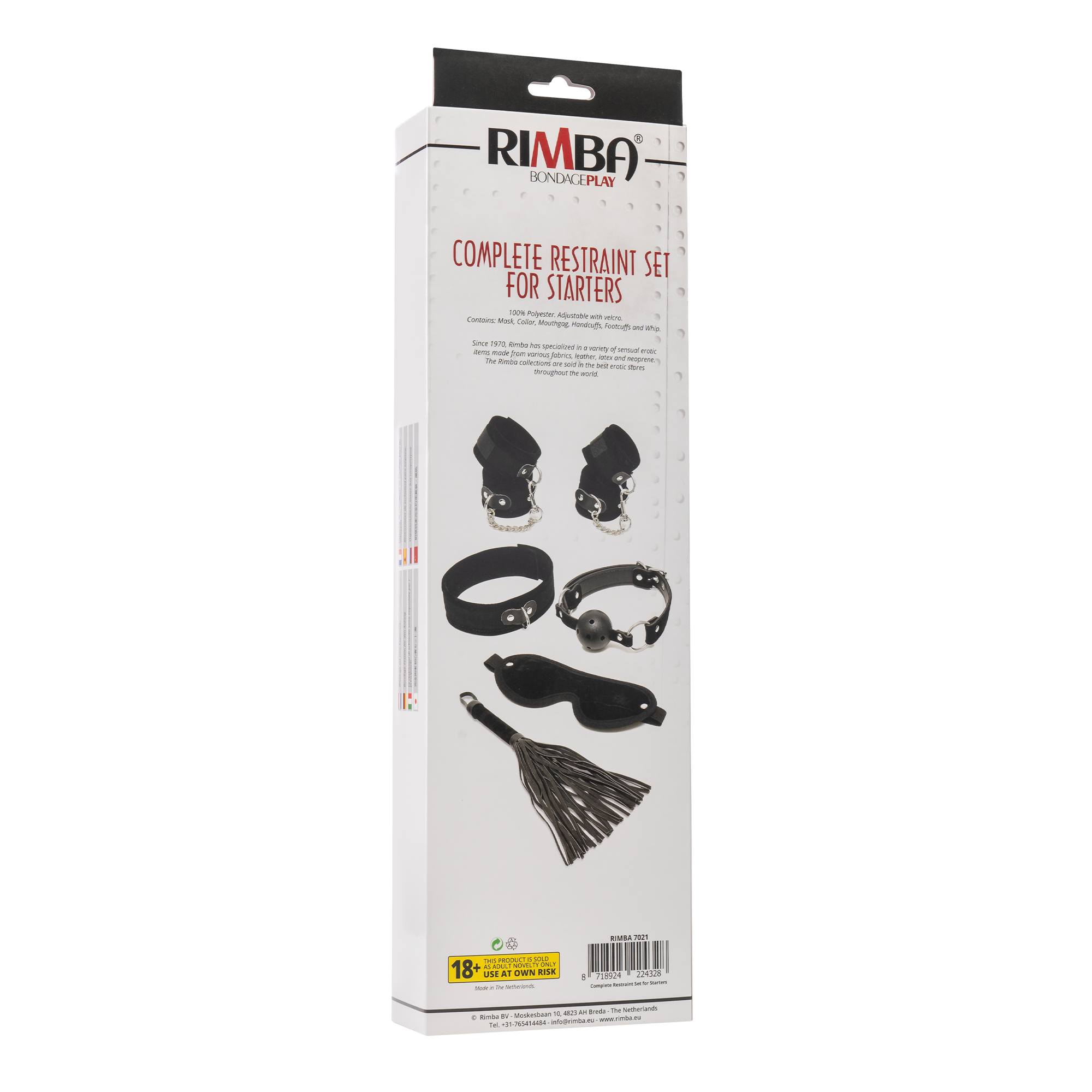 13: Rimba - Soft bondage Anfänger Set mit Velkroband (6-teilig)