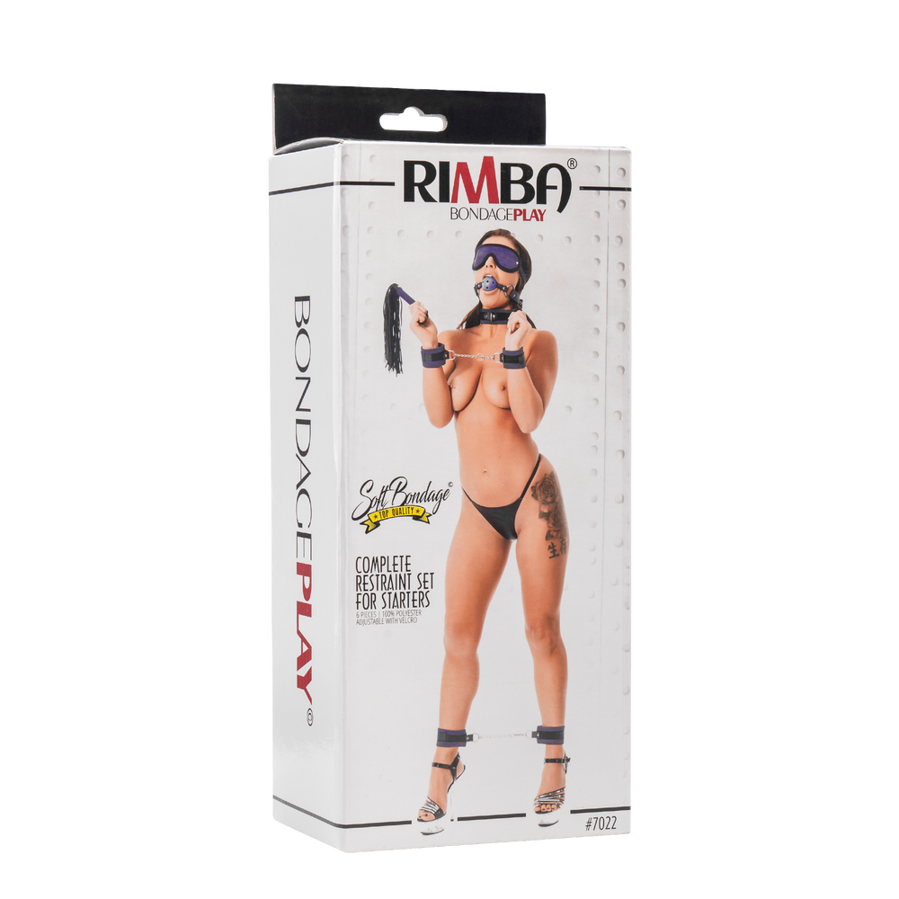 14: Rimba - Soft bondage Anfänger Set mit Velkroband (6-teilig)