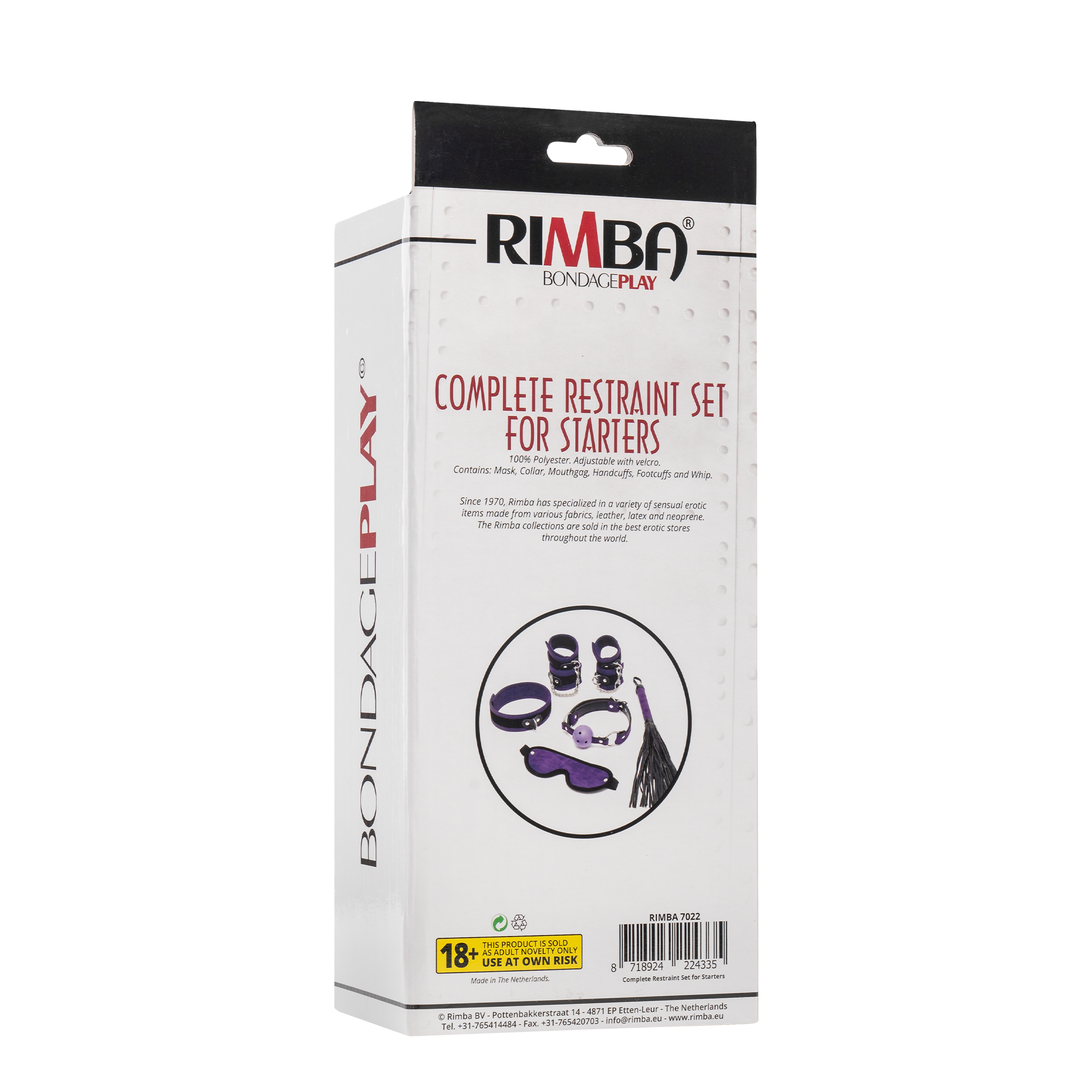 15: Rimba - Soft bondage Anfänger Set mit Velkroband (6-teilig)