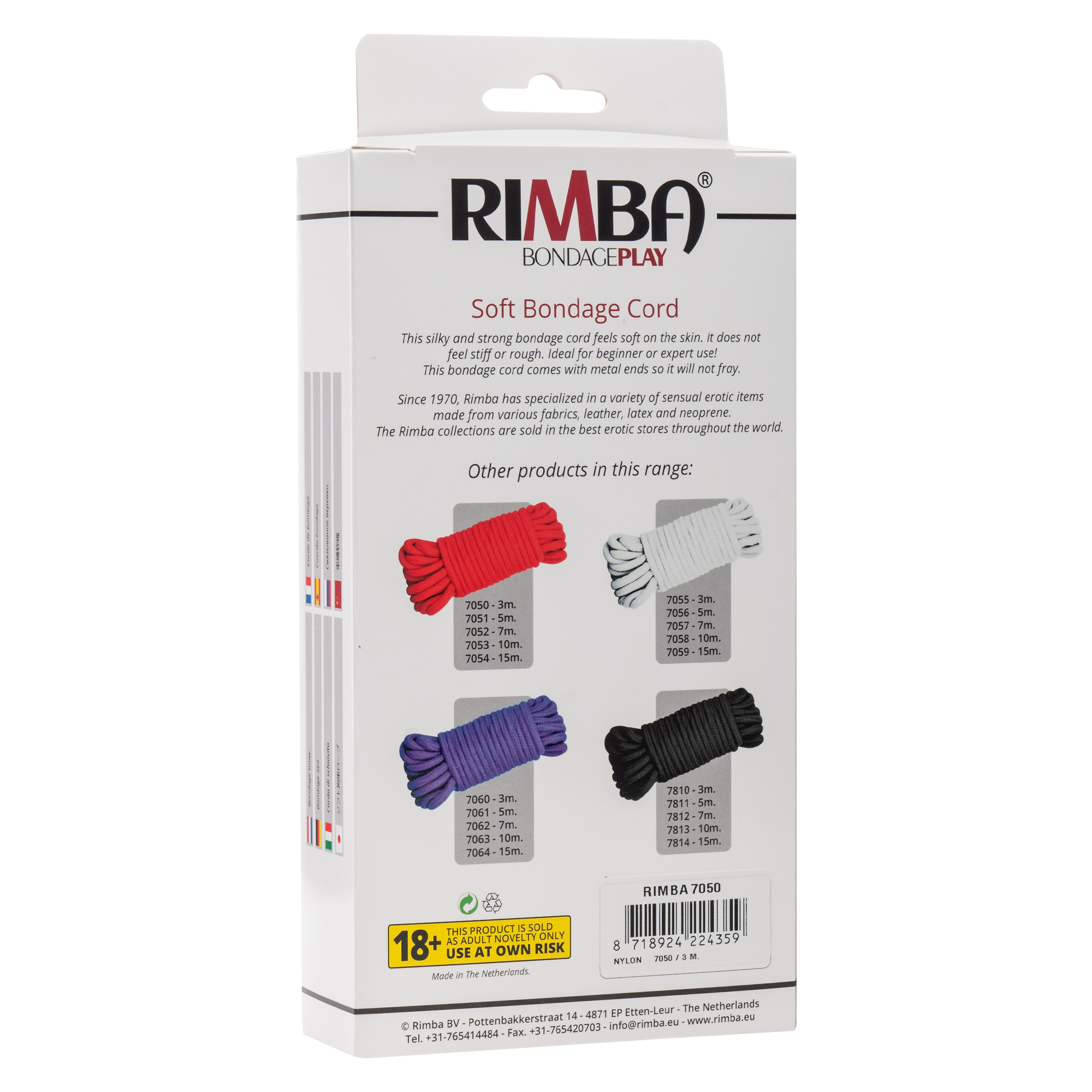 5: Rimba - Bondage Seil, 3 m, 100% Polyamide