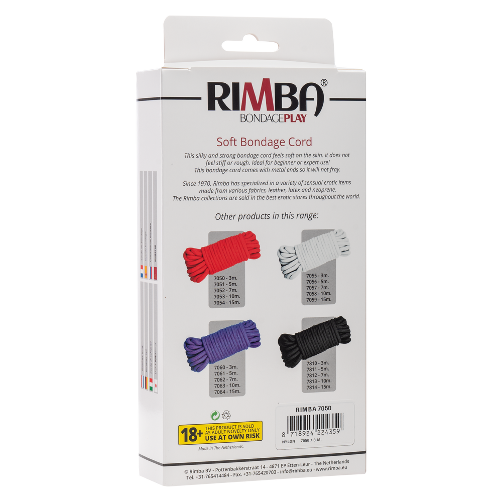 5: Rimba - Bondage Seil, 3 m, 100% Polyamide