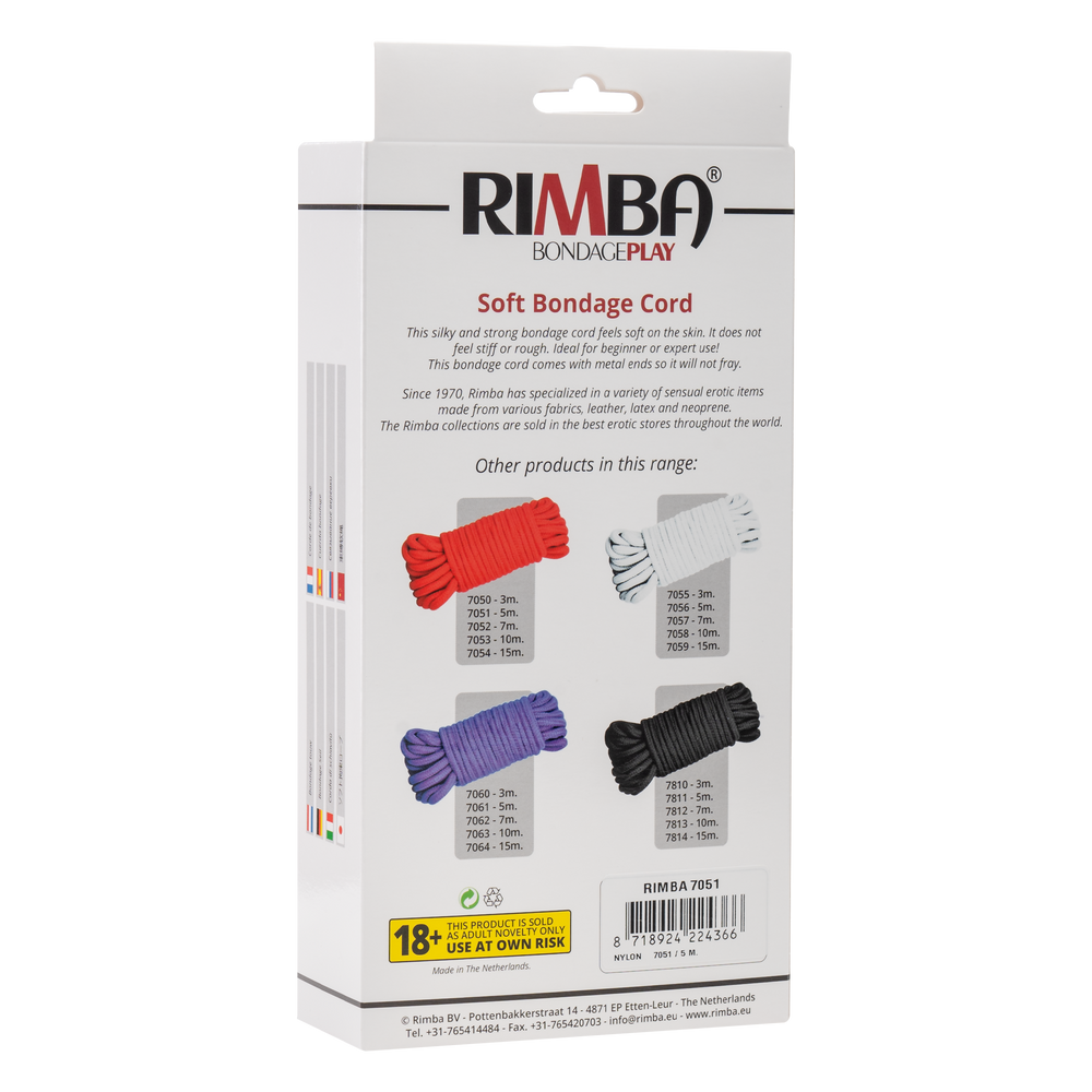 Rimba - Bondage Seil, 5 m, 100% Polyamide
