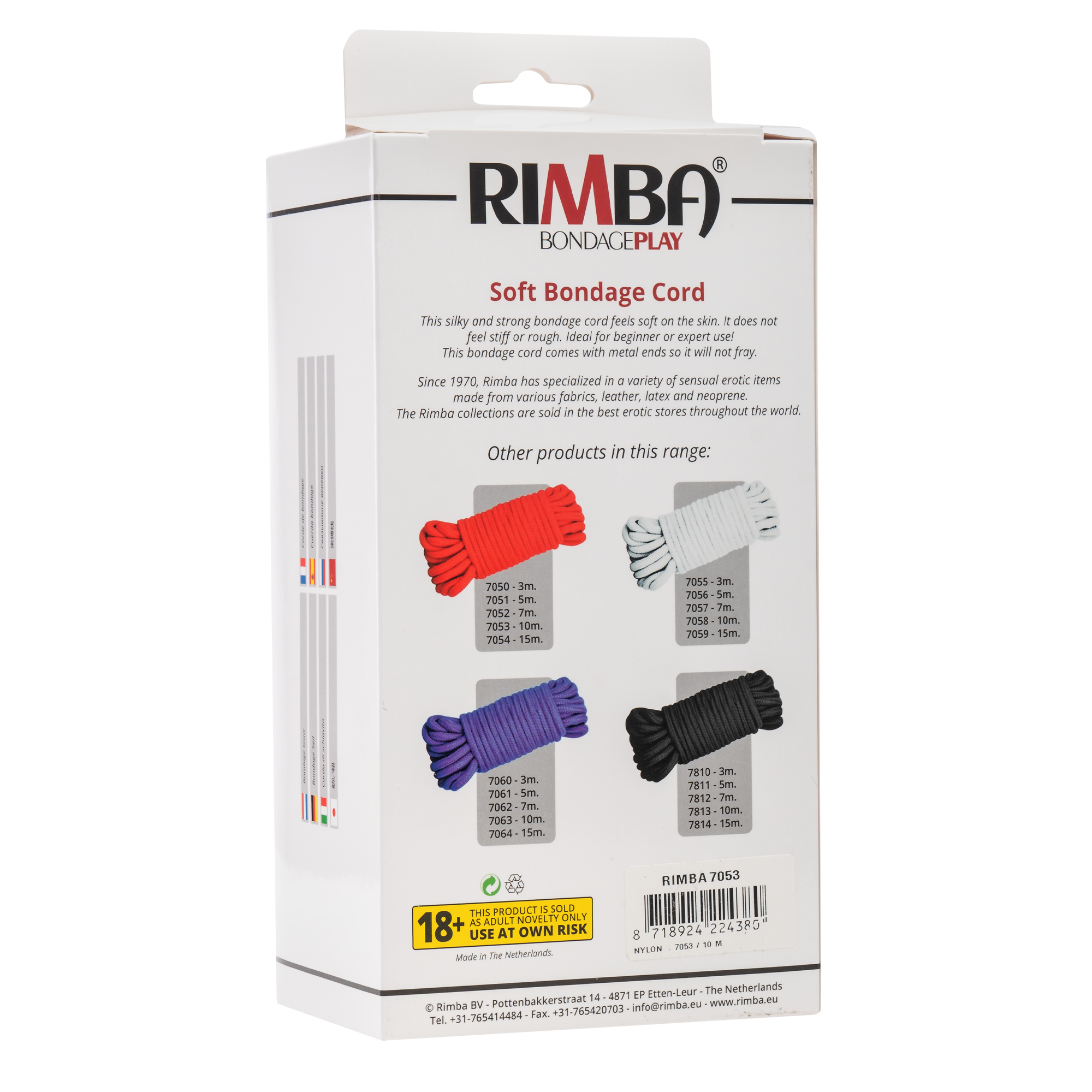 6: Rimba - Bondage Seil, 10 m, 100% Polyamide