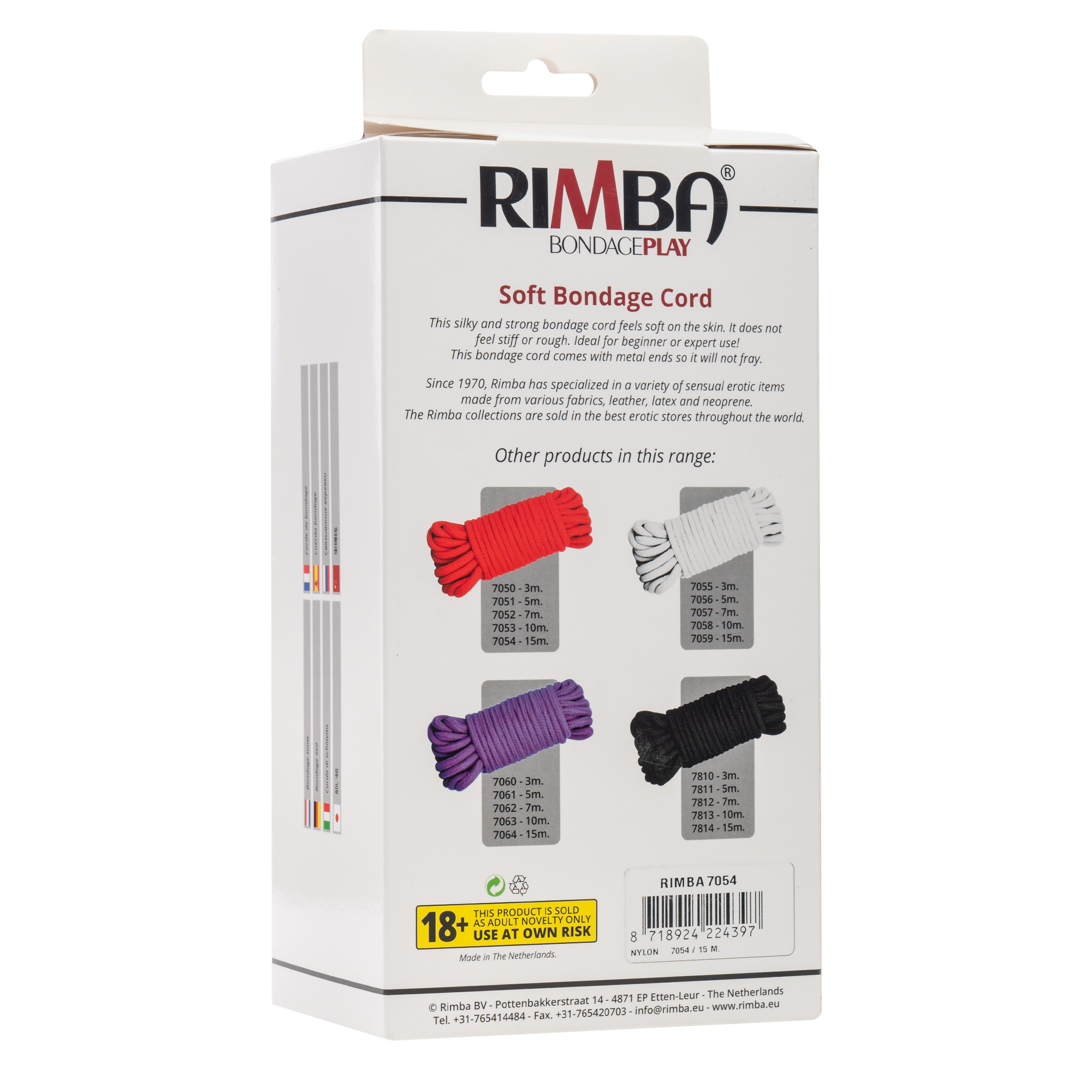 6: Rimba - Bondage Seil, 15 m, 100% Polyamide