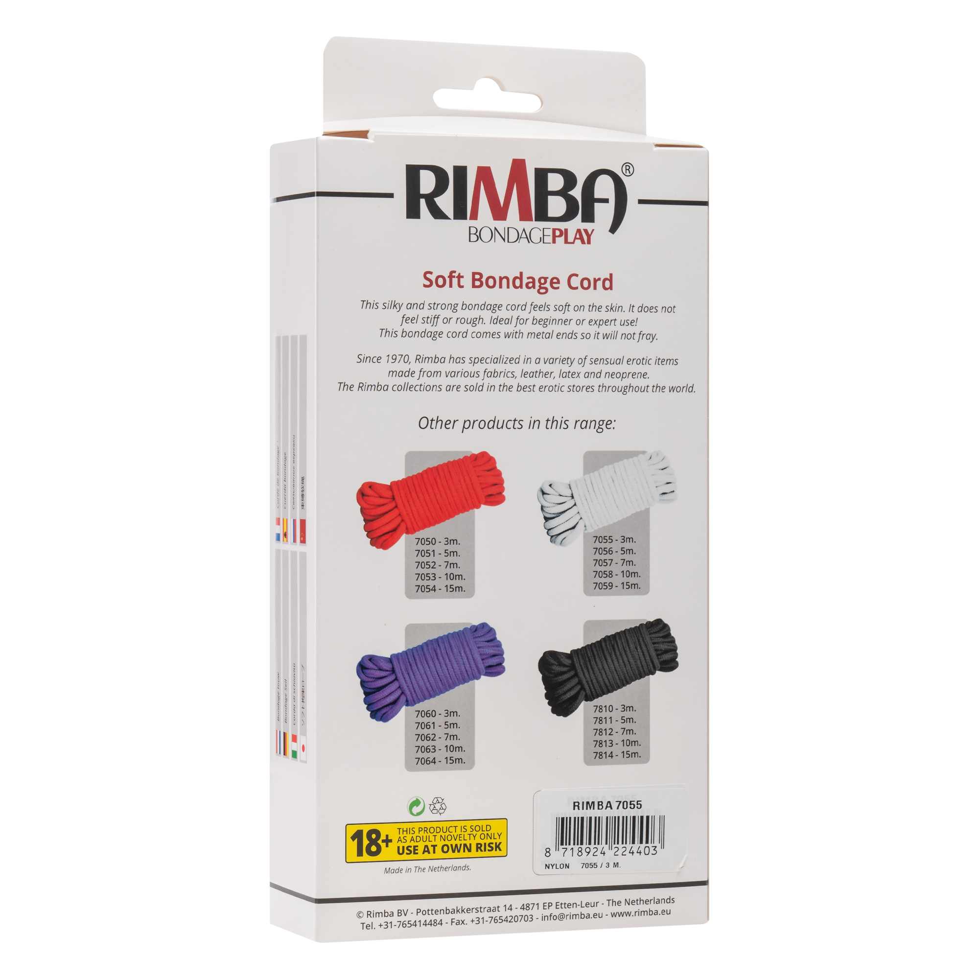 4: Rimba - Bondage Seil, 3 m, 100% Polyamide
