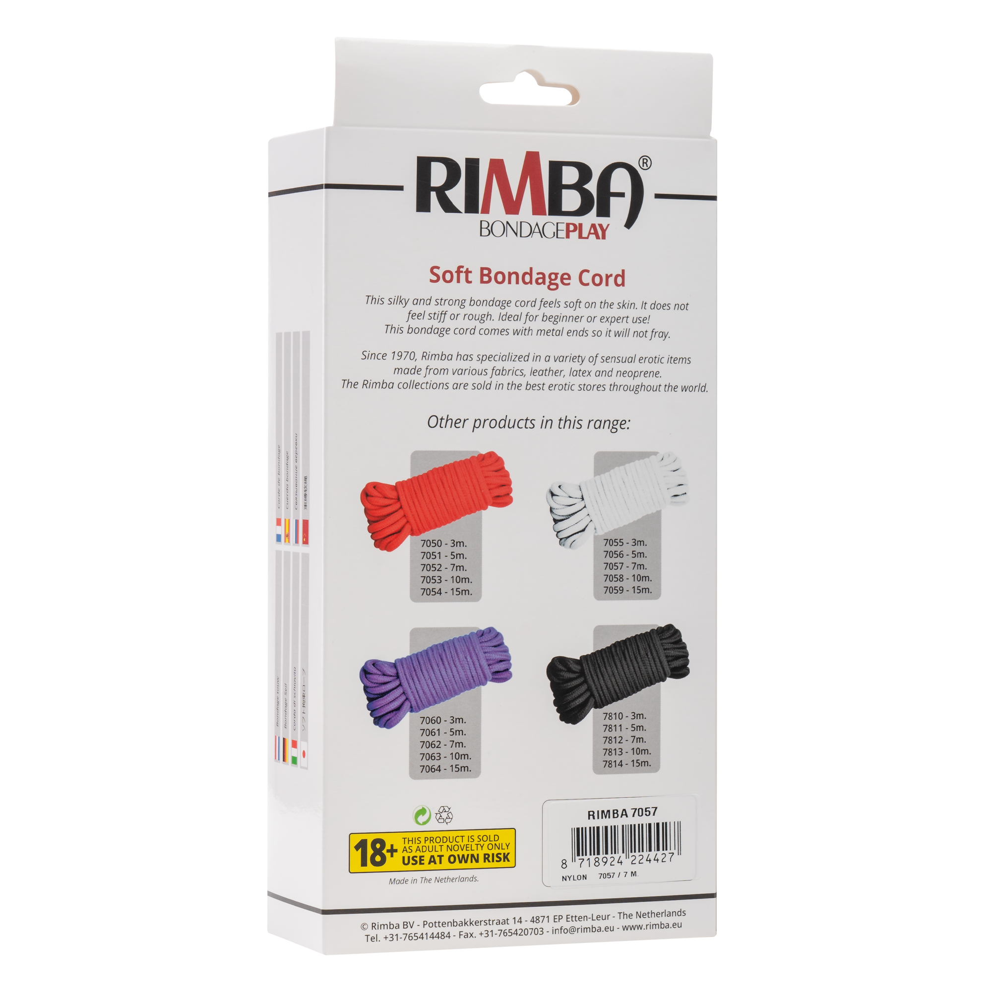 6: Rimba - Bondage Seil, 7 m, 100% Polyamide