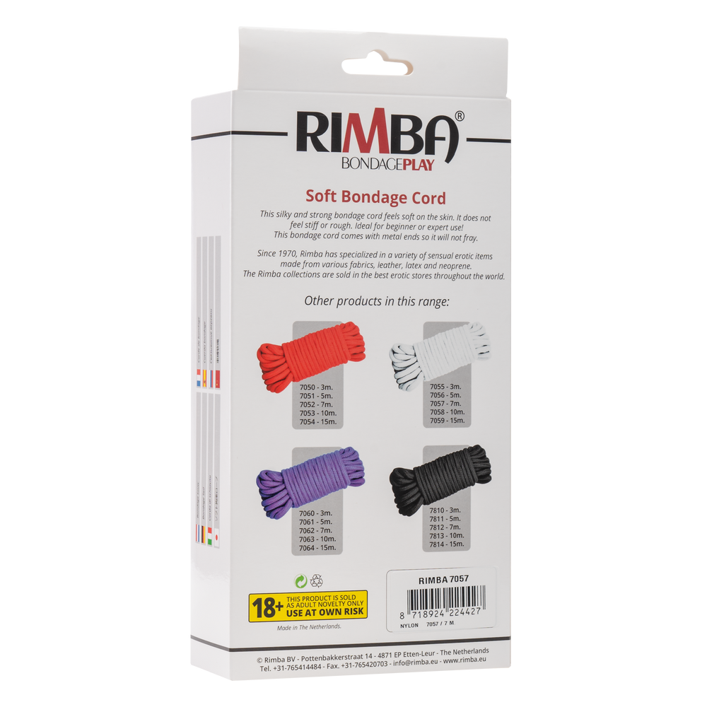 6: Rimba - Bondage Seil, 7 m, 100% Polyamide