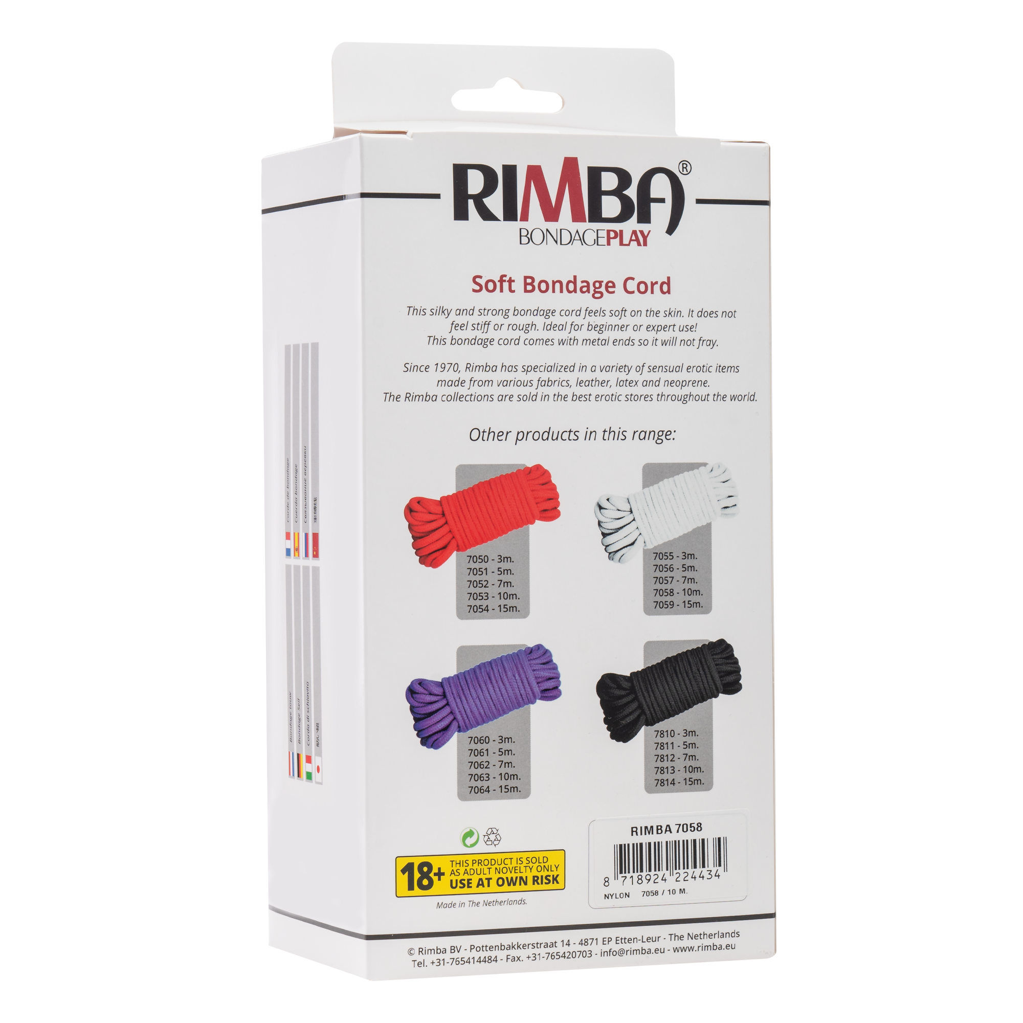 6: Rimba - Bondage Seil, 10 m, 100% Polyamide