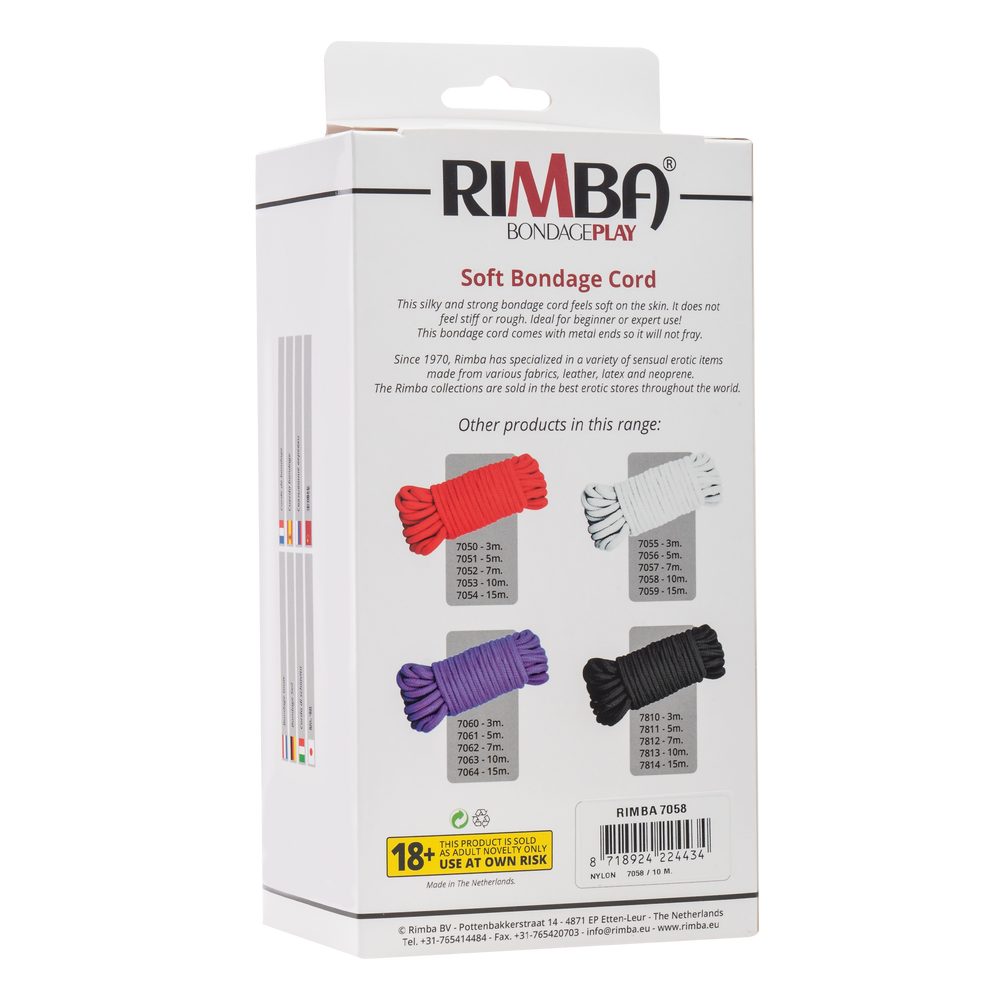 6: Rimba - Bondage Seil, 10 m, 100% Polyamide