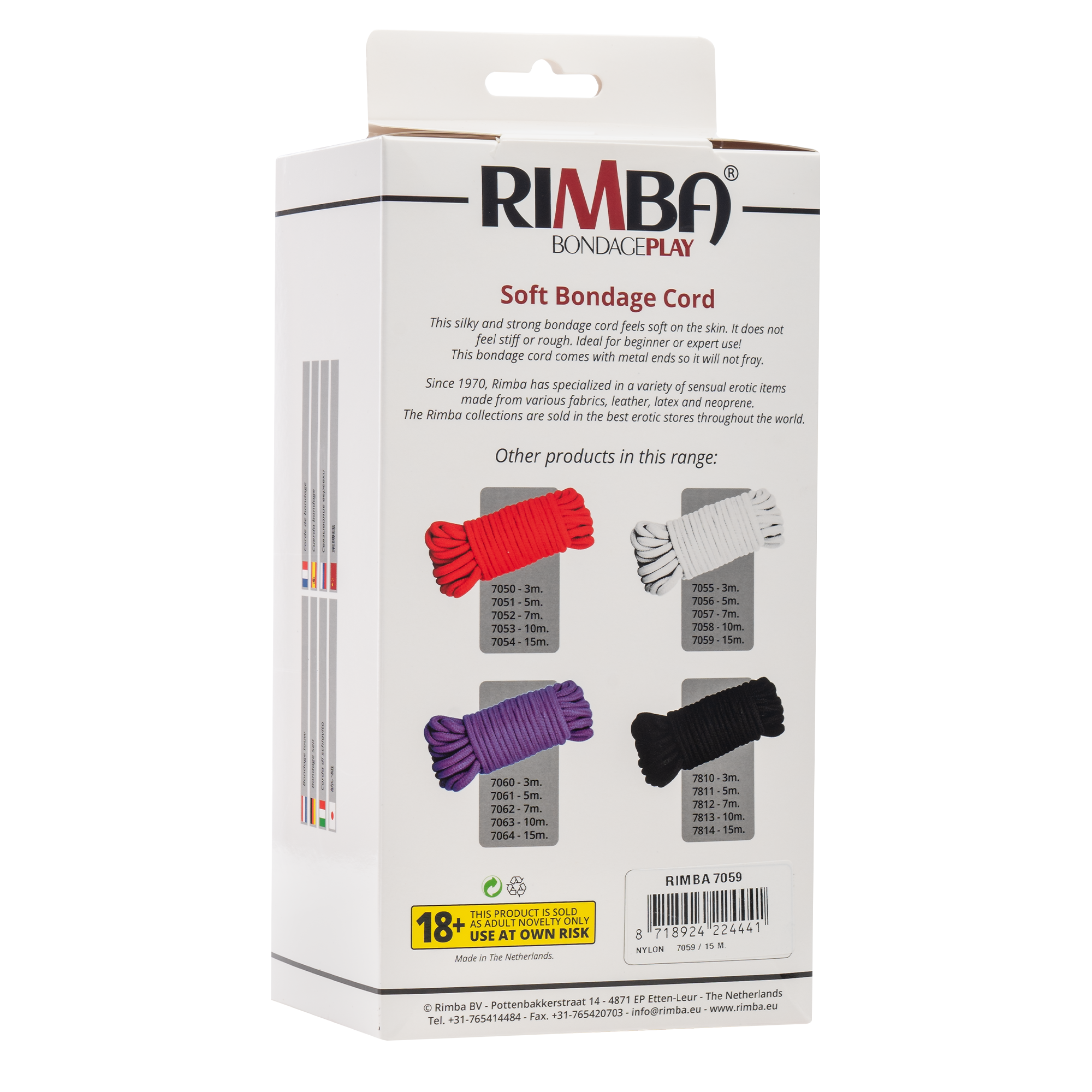 Rimba - Bondage Seil, 15 m, 100% Polyamide
