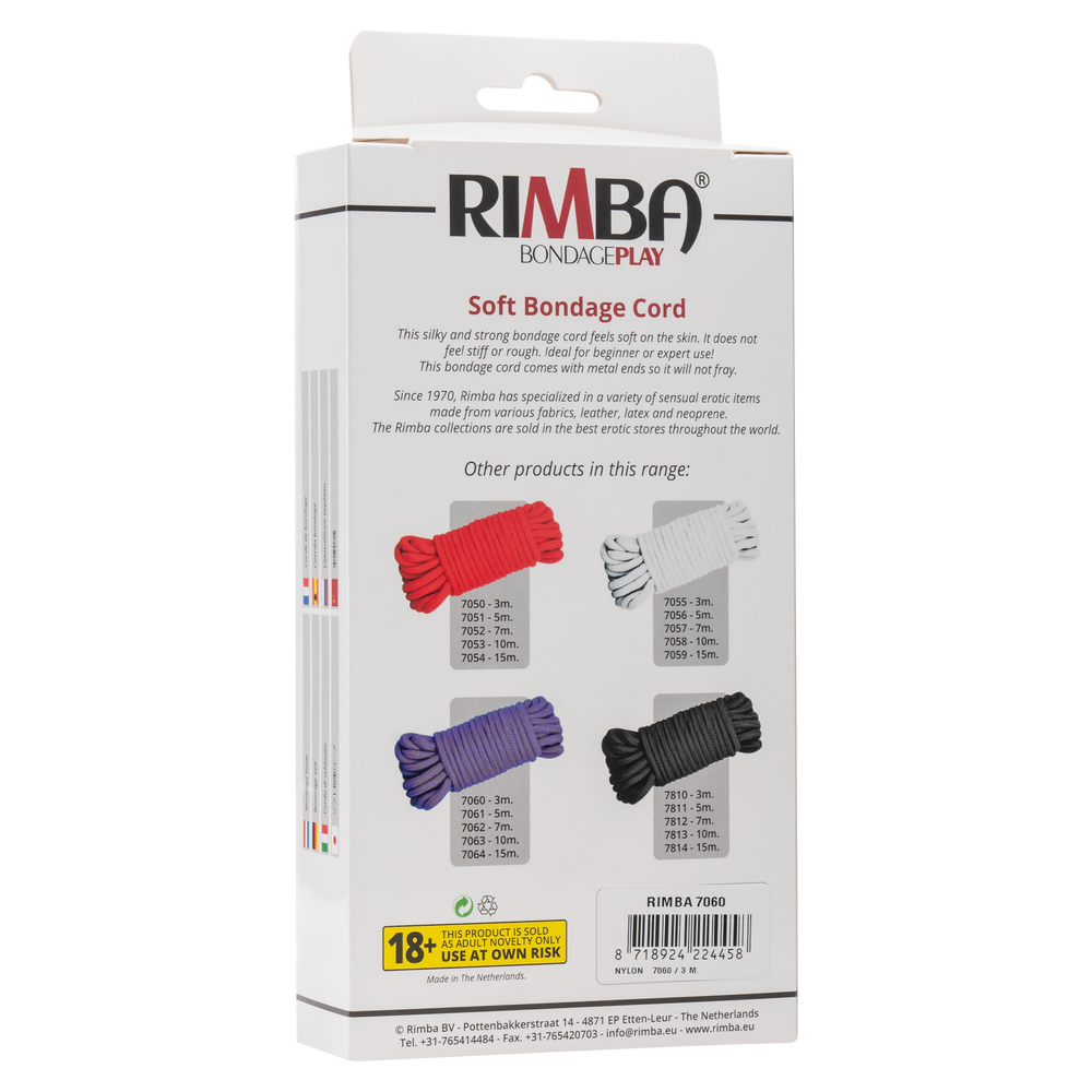 6: Rimba - Bondage Seil, 3 m, 100% Polyamide