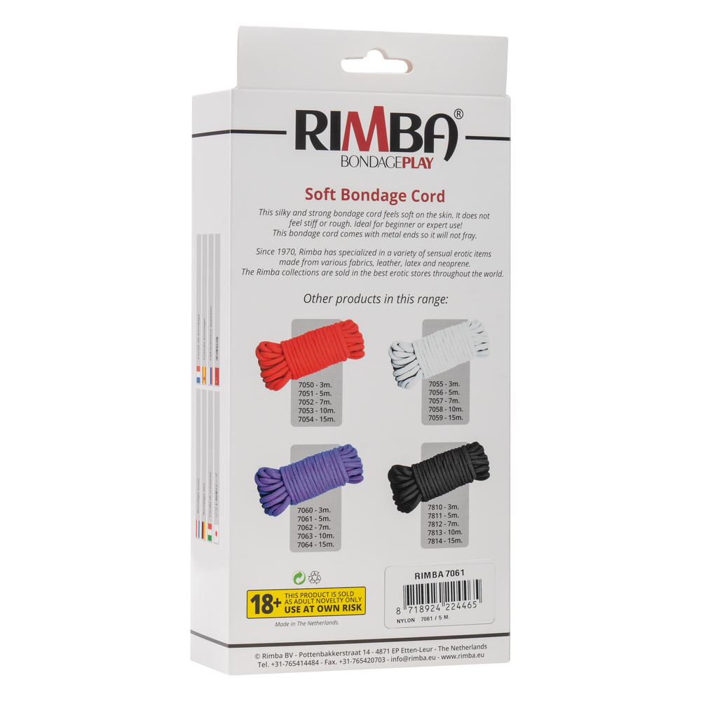 6: Rimba - Bondage Seil, 5 m, 100% Polyamide