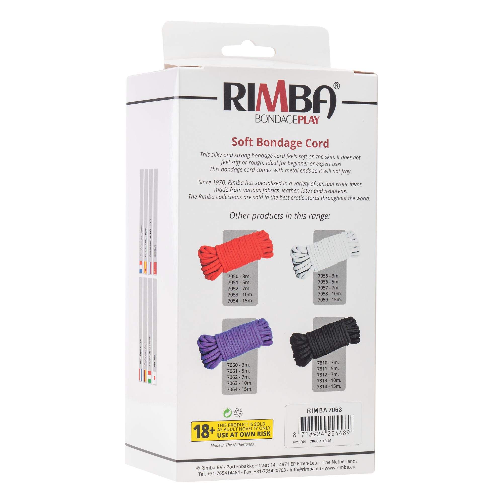 6: Rimba - Bondage Seil, 10 m, 100% Polyamide