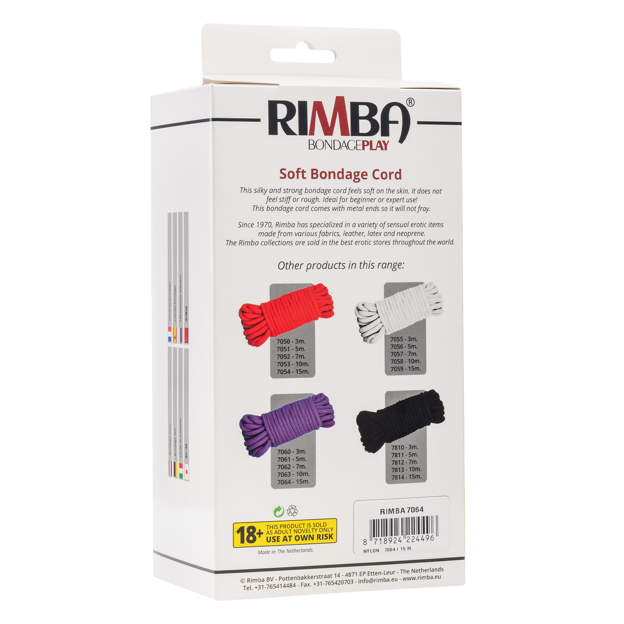 6: Rimba - Bondage Seil, 15 m, 100% Polyamide