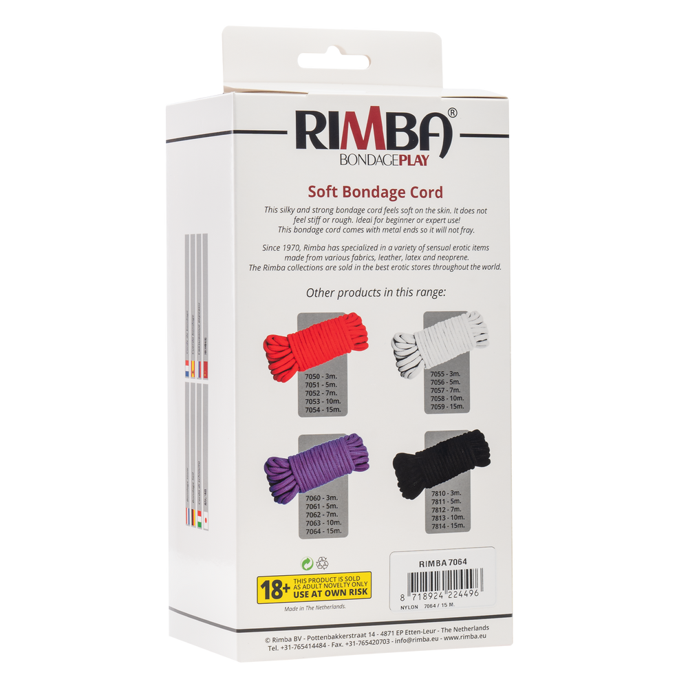 6: Rimba - Bondage Seil, 15 m, 100% Polyamide